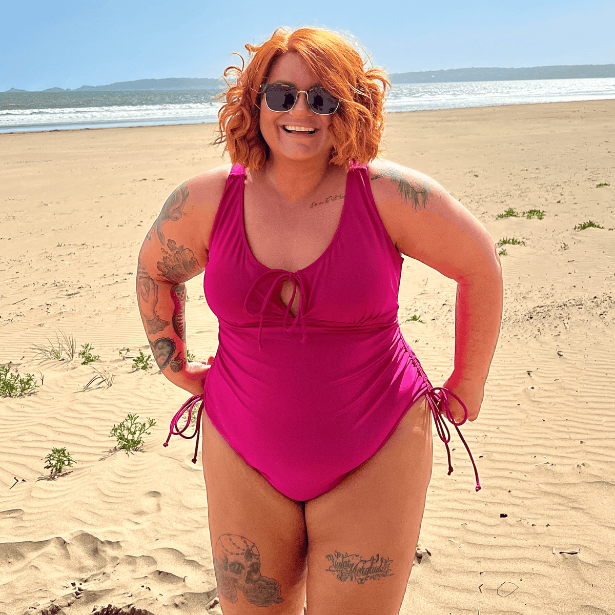 Tina Plus Size Swimsuit – The Pink Room