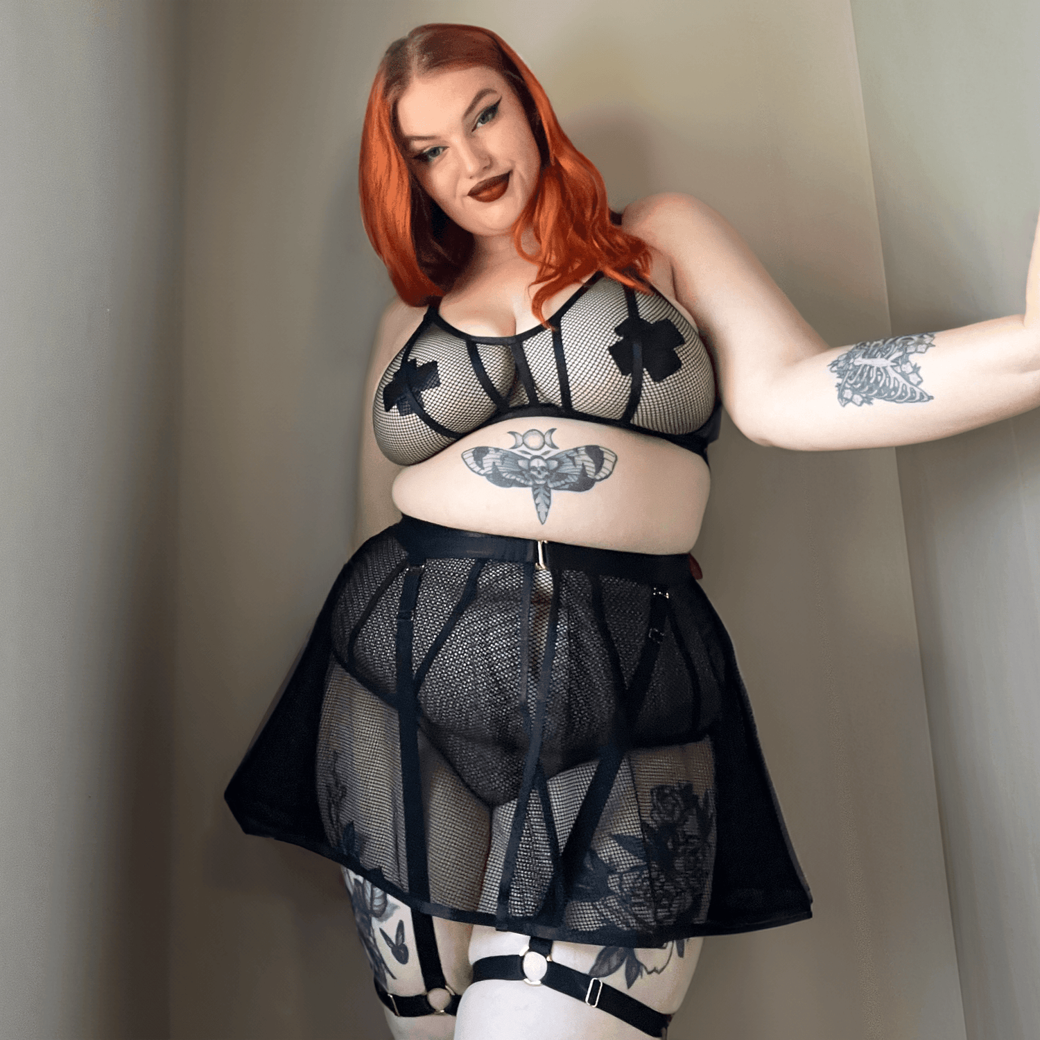 Tangled Fishnet Bra