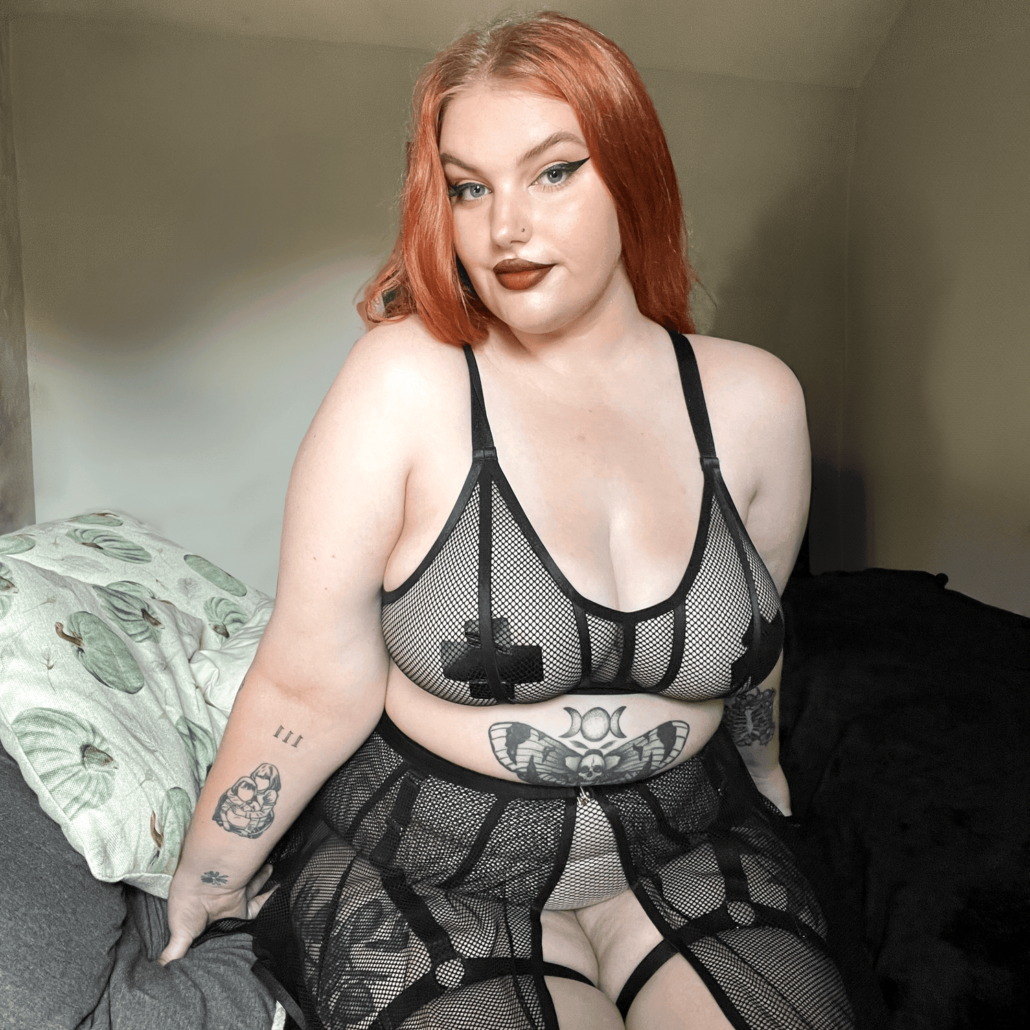 Tangled Fishnet Bra