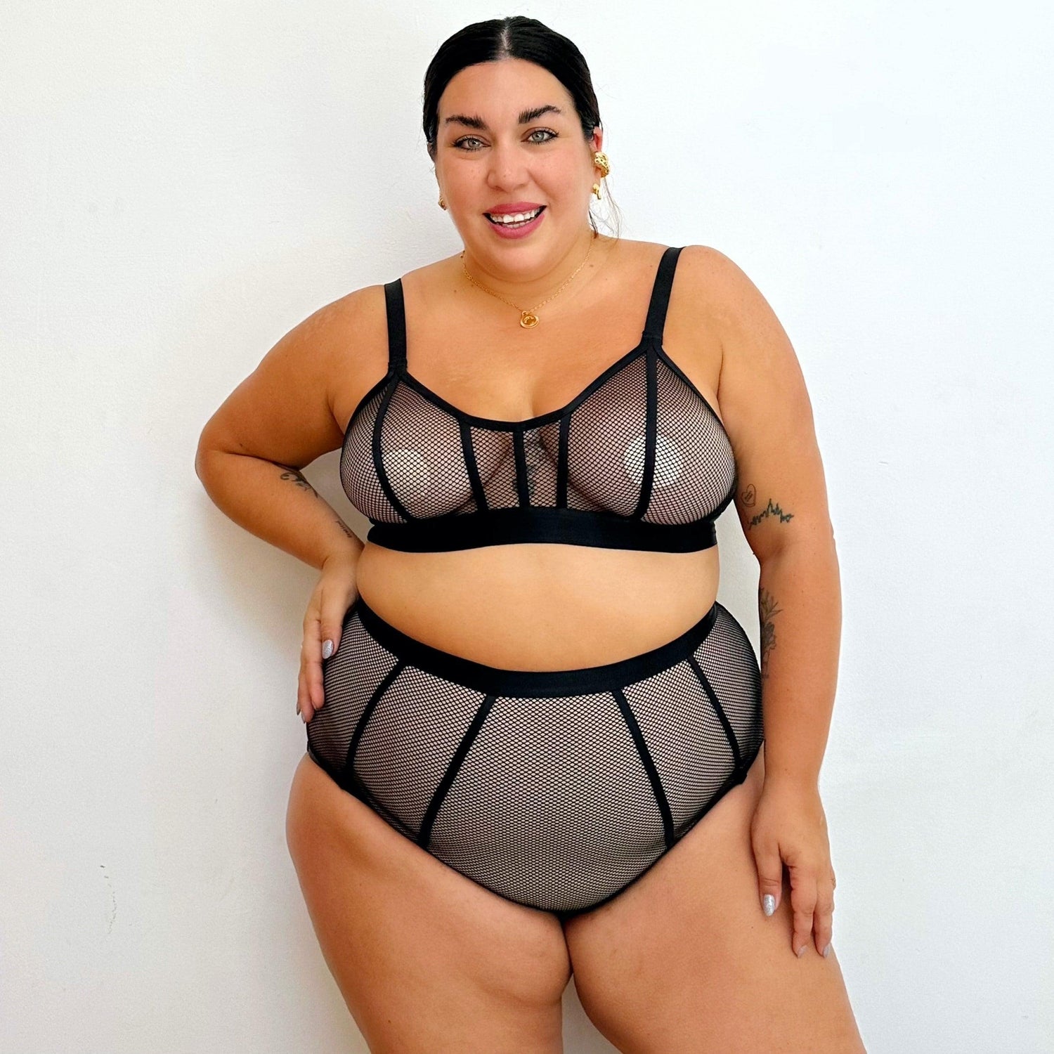 Tangled Fishnet Bra