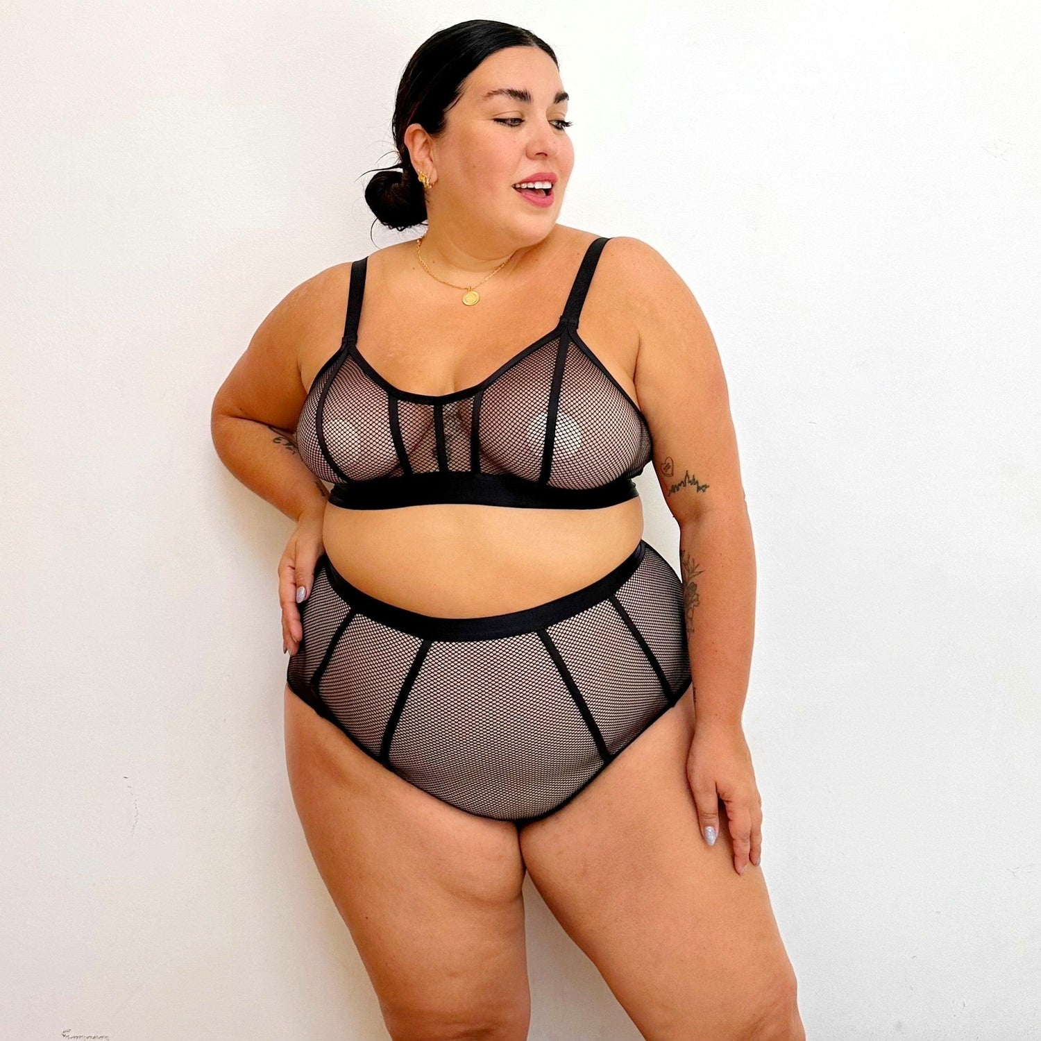 Tangled Fishnet Bra