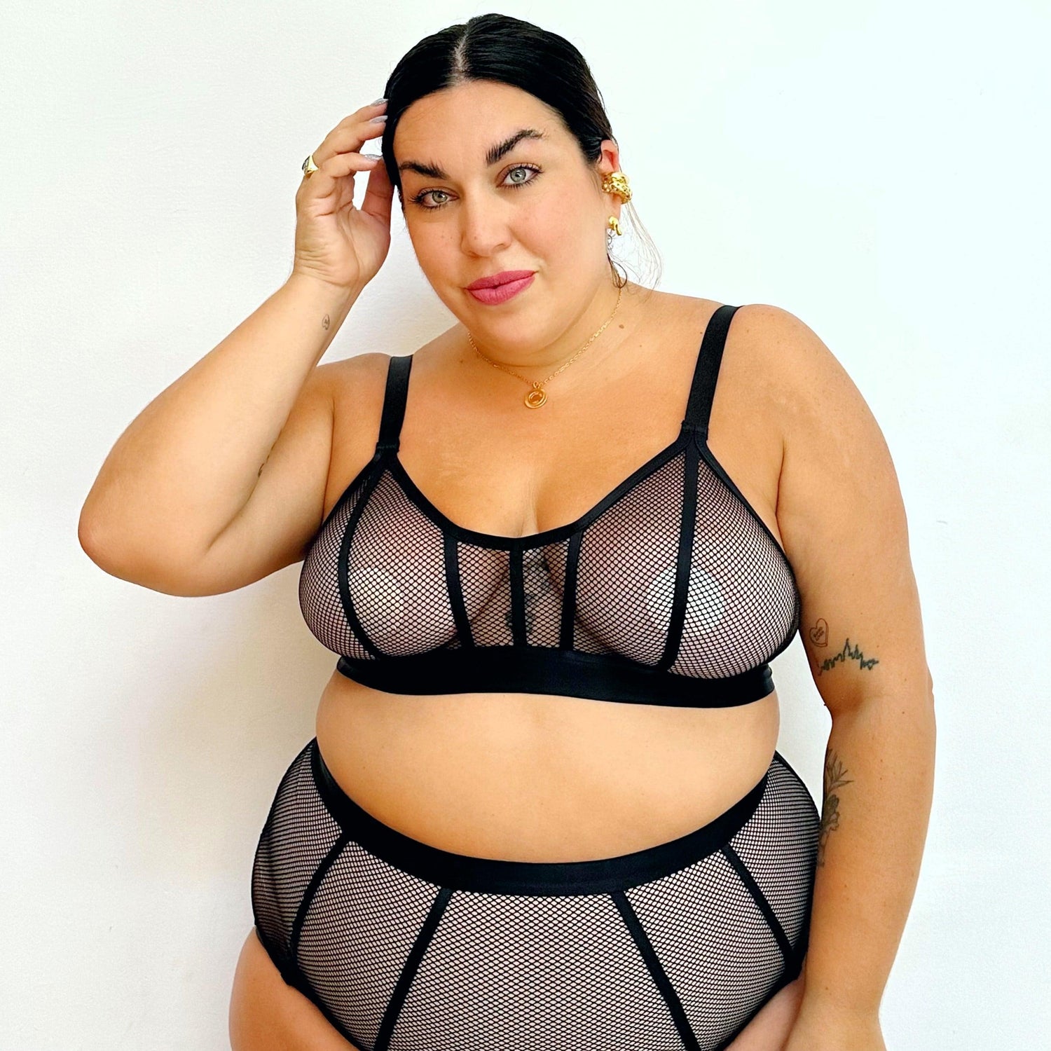 Tangled Fishnet Bra