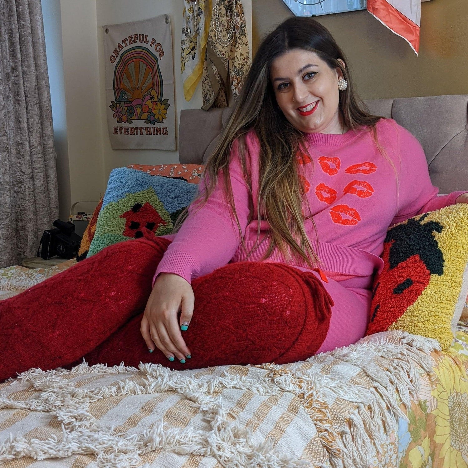 Thigh High Socks - Lobster - Snag