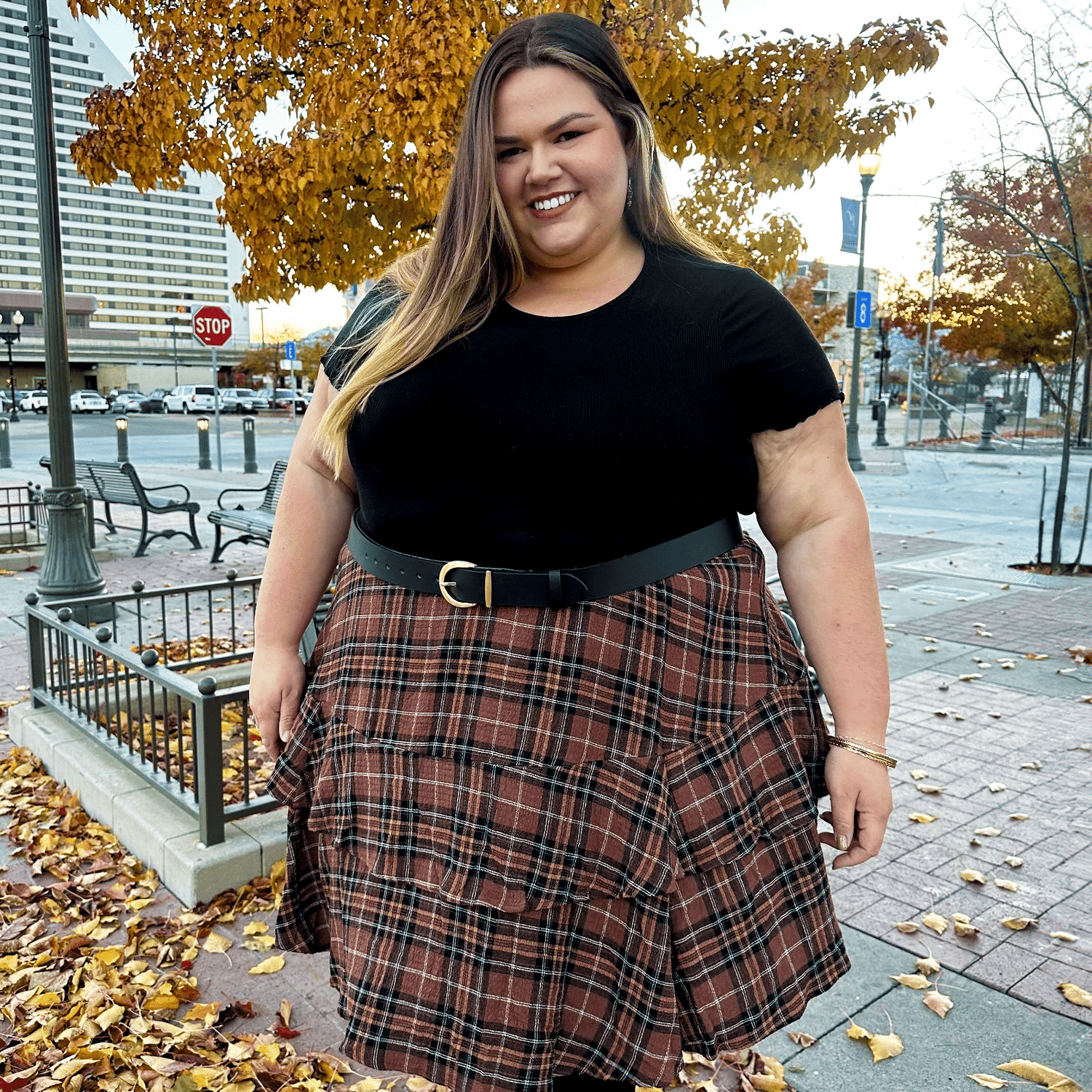 Vegan Leather Waist Belt - Gold - Snag