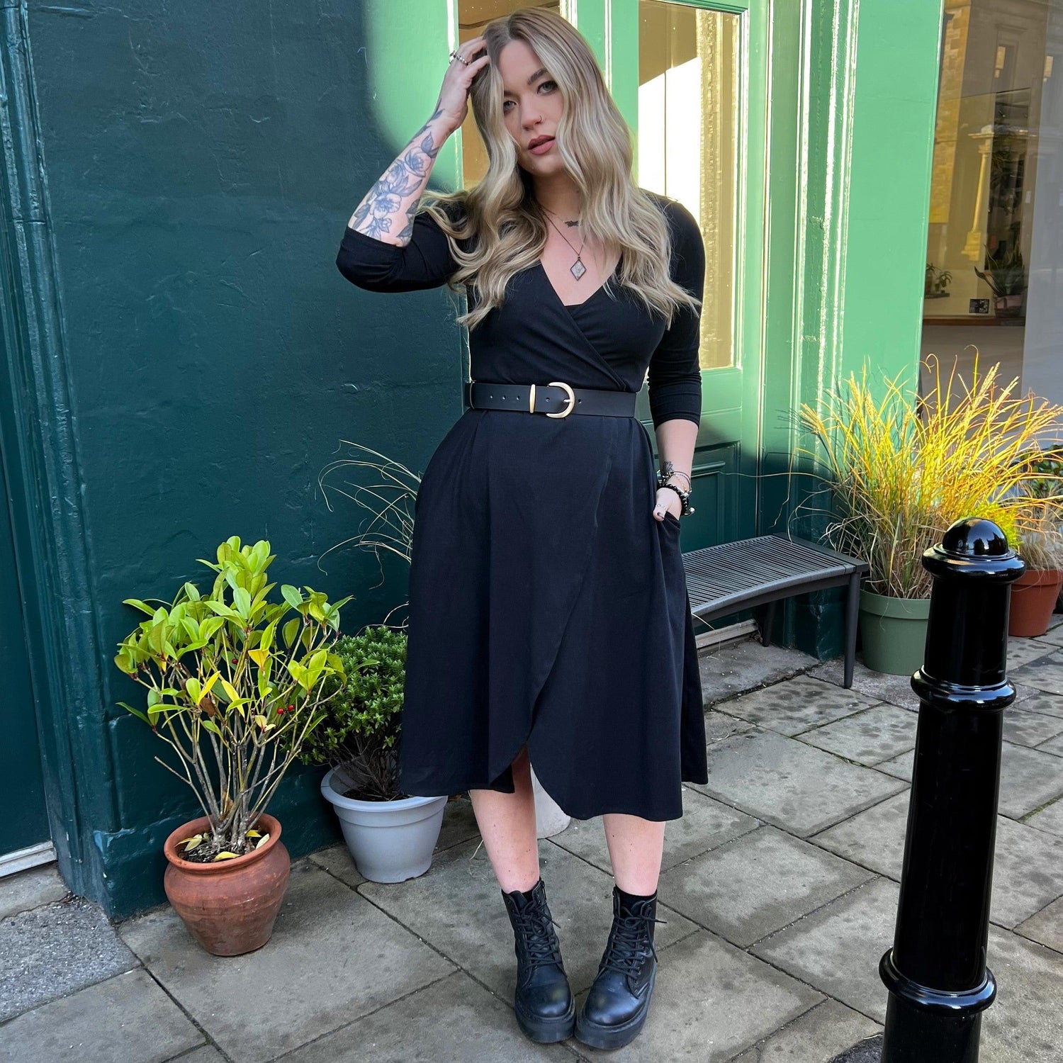 Vegan Leather Waist Belt - Gold - Snag