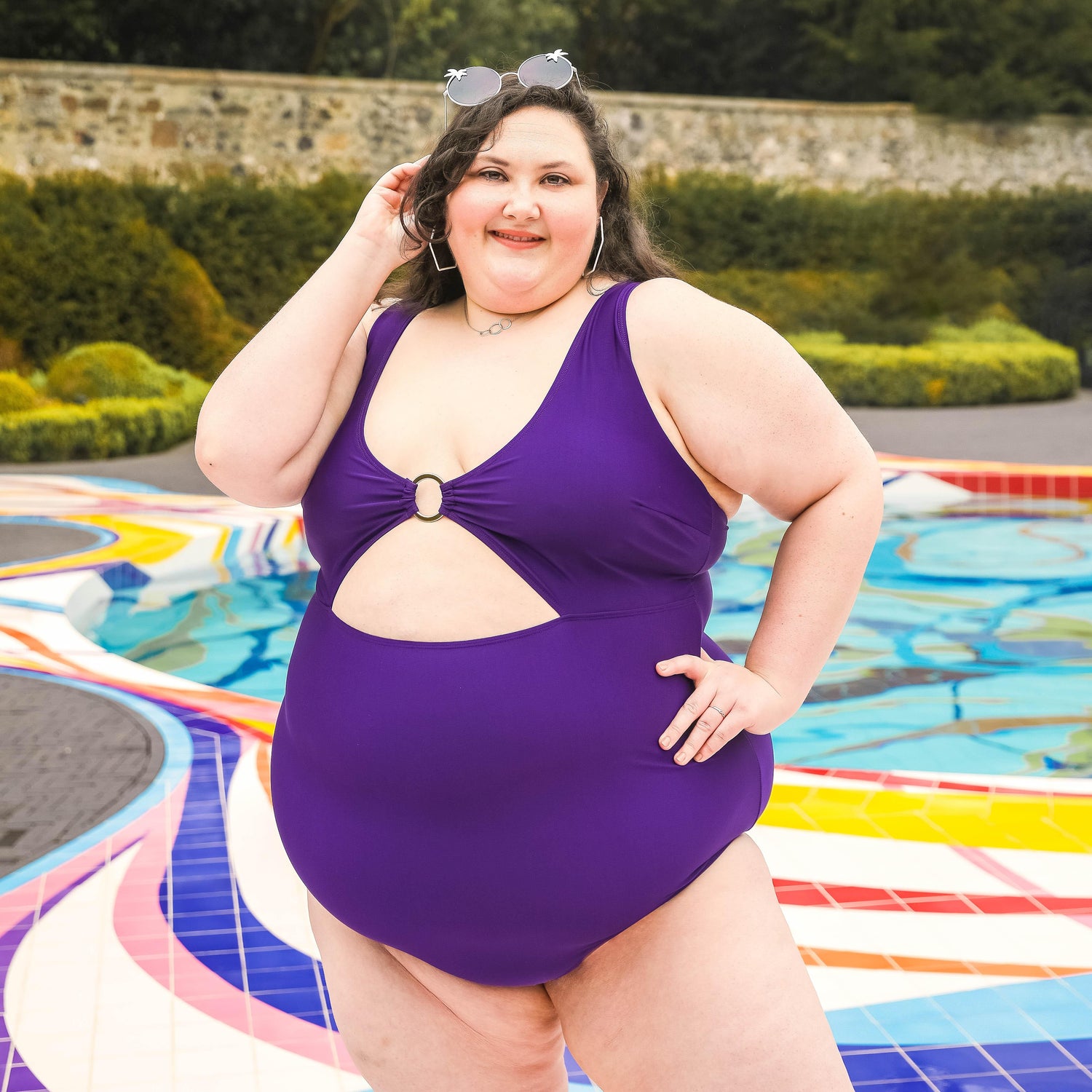 Wax on, Wax off Swimsuit - Purple - Snag