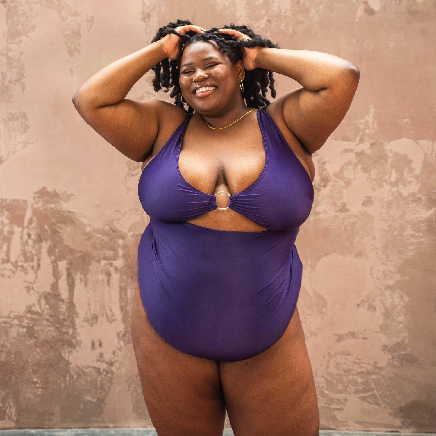 Wax on, Wax off Swimsuit - Purple - Snag