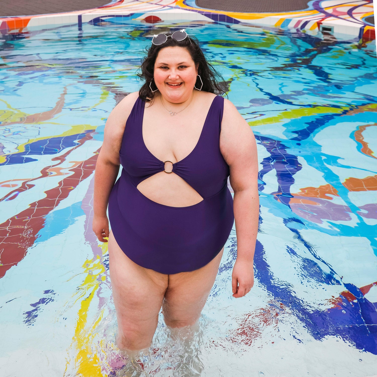 Wax on, Wax off Swimsuit - Purple - Snag