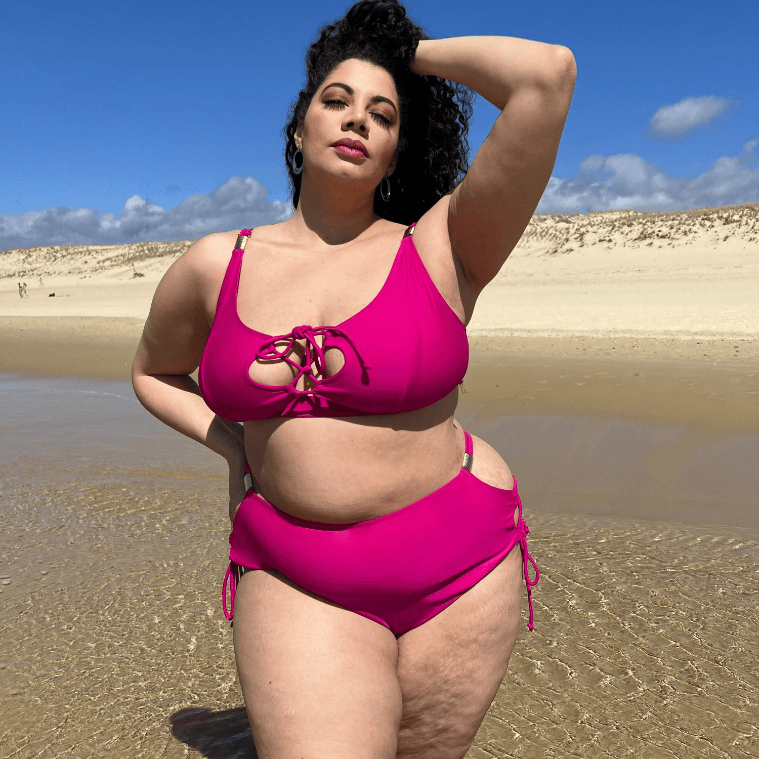 What Babe? Bikini Bottoms - Hot Pink - Snag