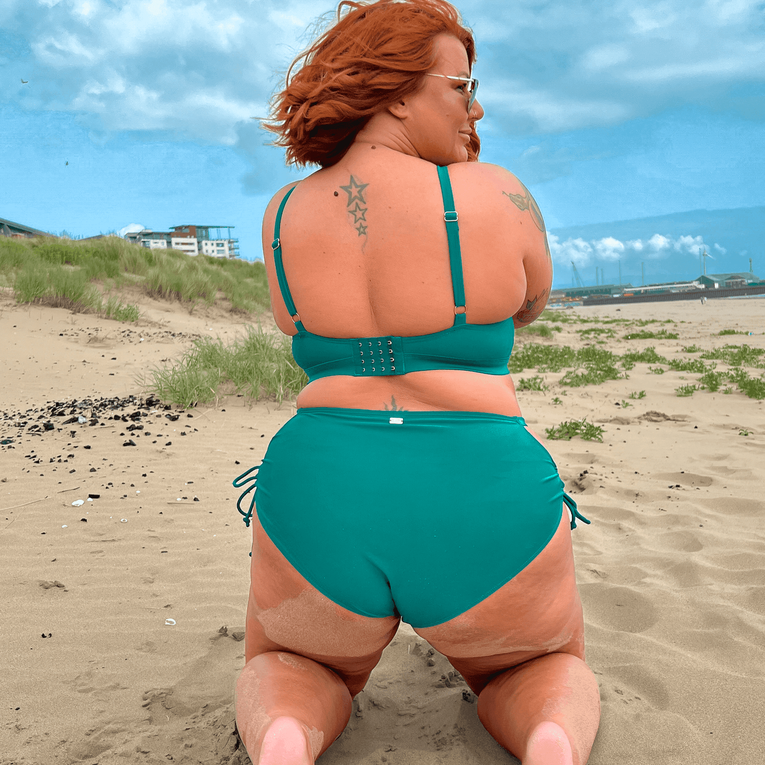 What Babe? Bikini Bottoms - Teal - Snag