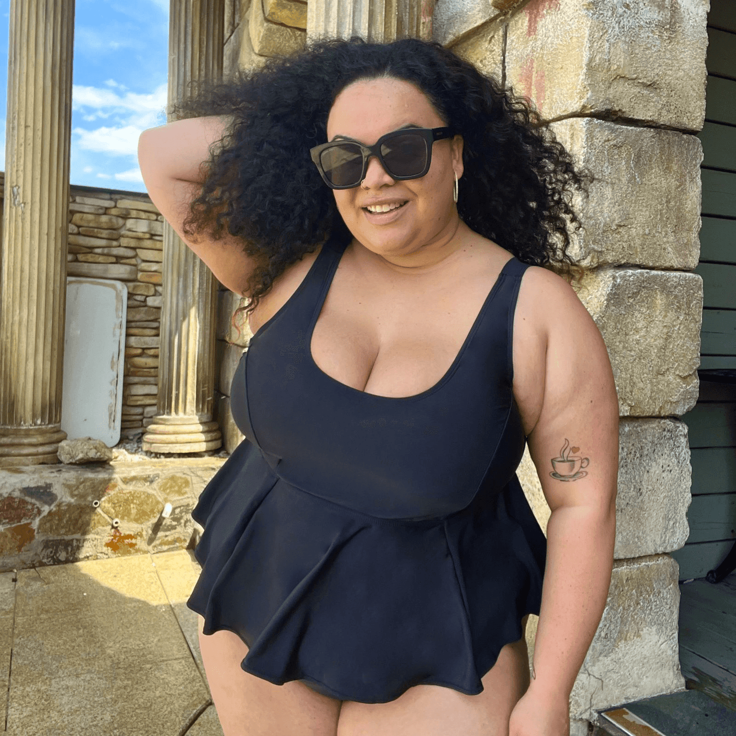 Who you gonna call? Bikini Top - Black - Snag