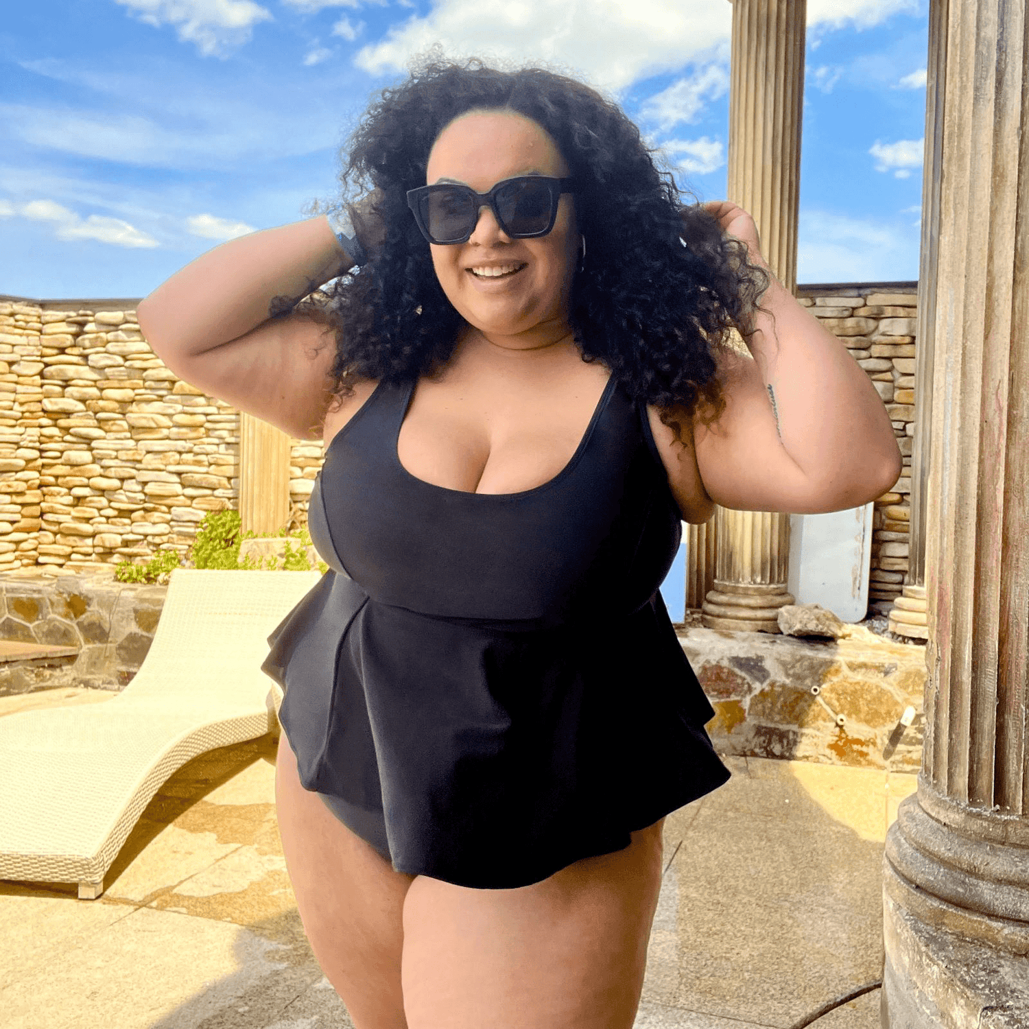 Who you gonna call? Bikini Top - Black - Snag