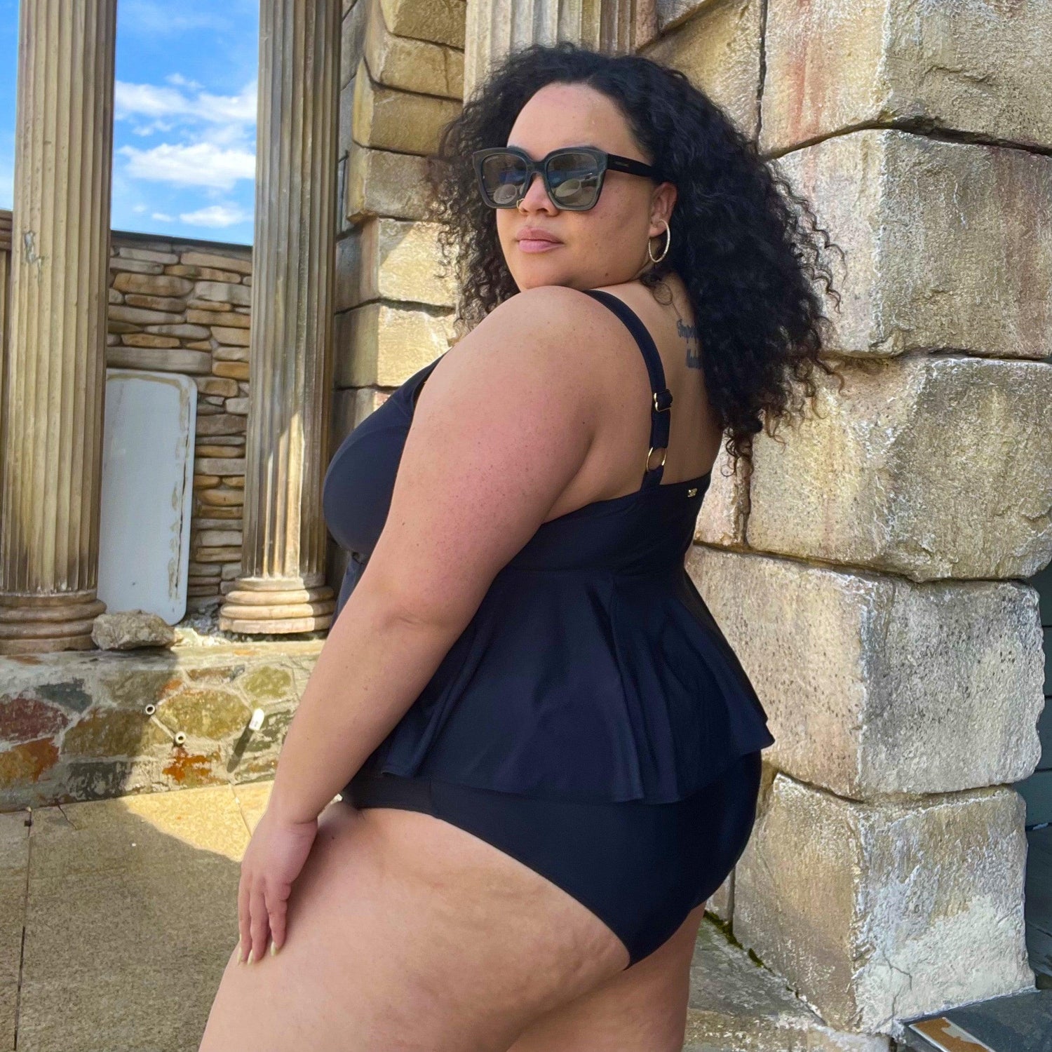 Who you gonna call? Bikini Top - Black - Snag