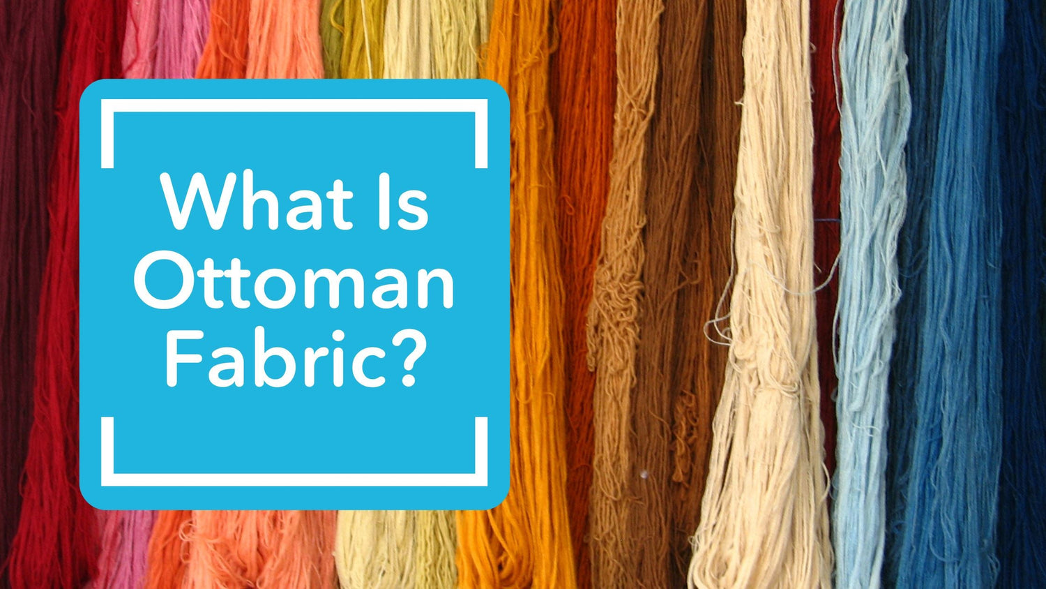 What Is Ottoman Fabric?