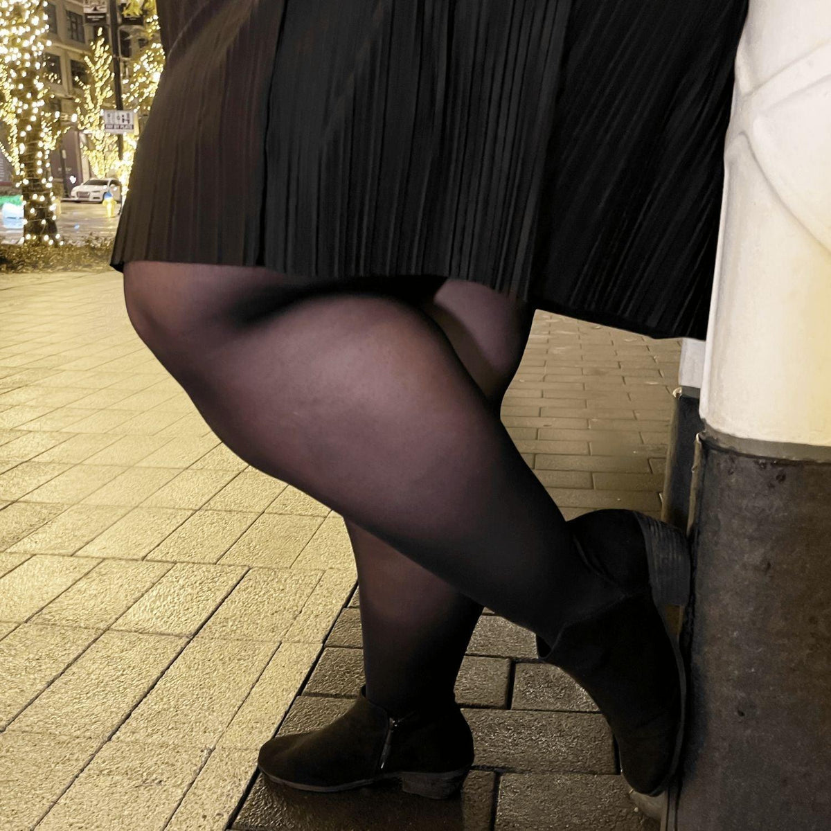 30 Denier Sheer Tights - Liquorice Black