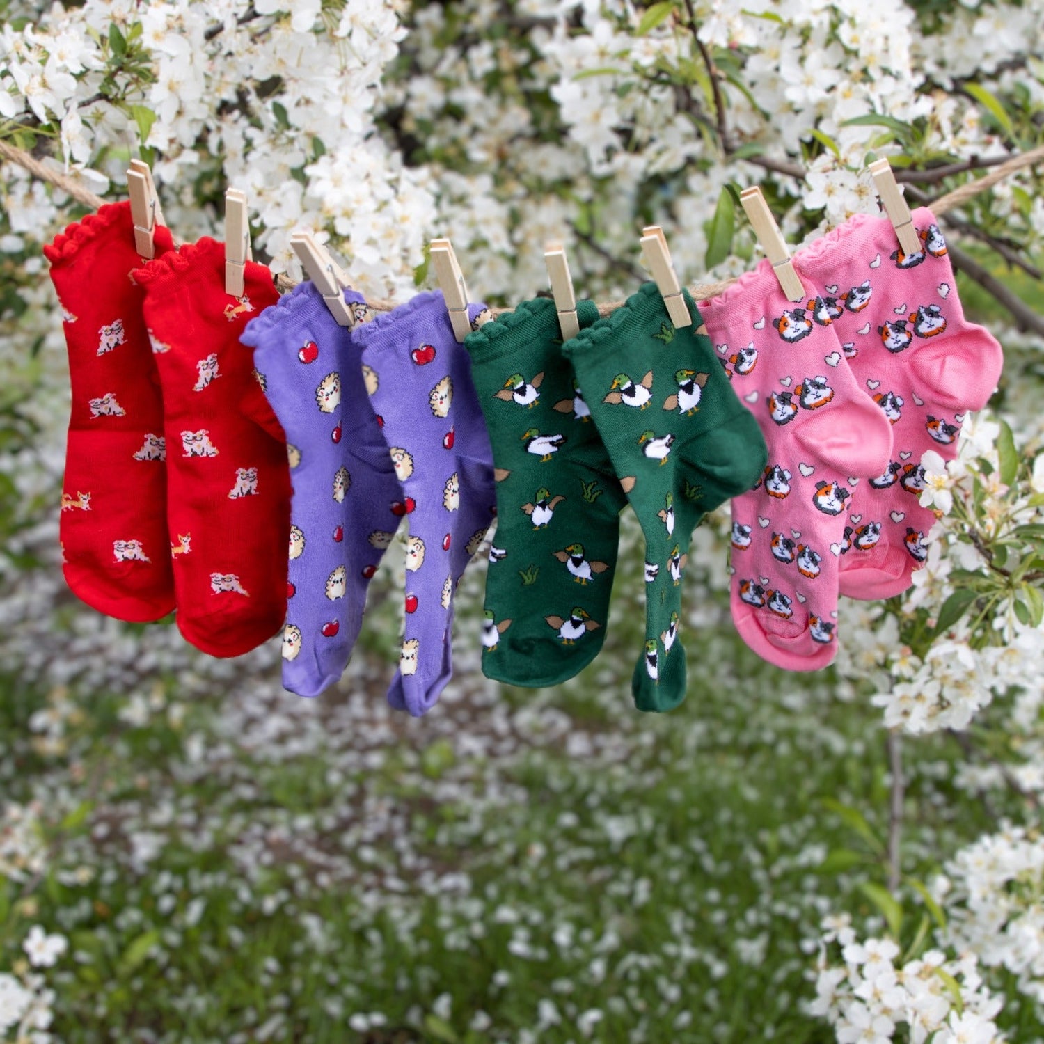Ultimate Bamboo Ankle Socks - Happy Feet 4 Pairs Bundle