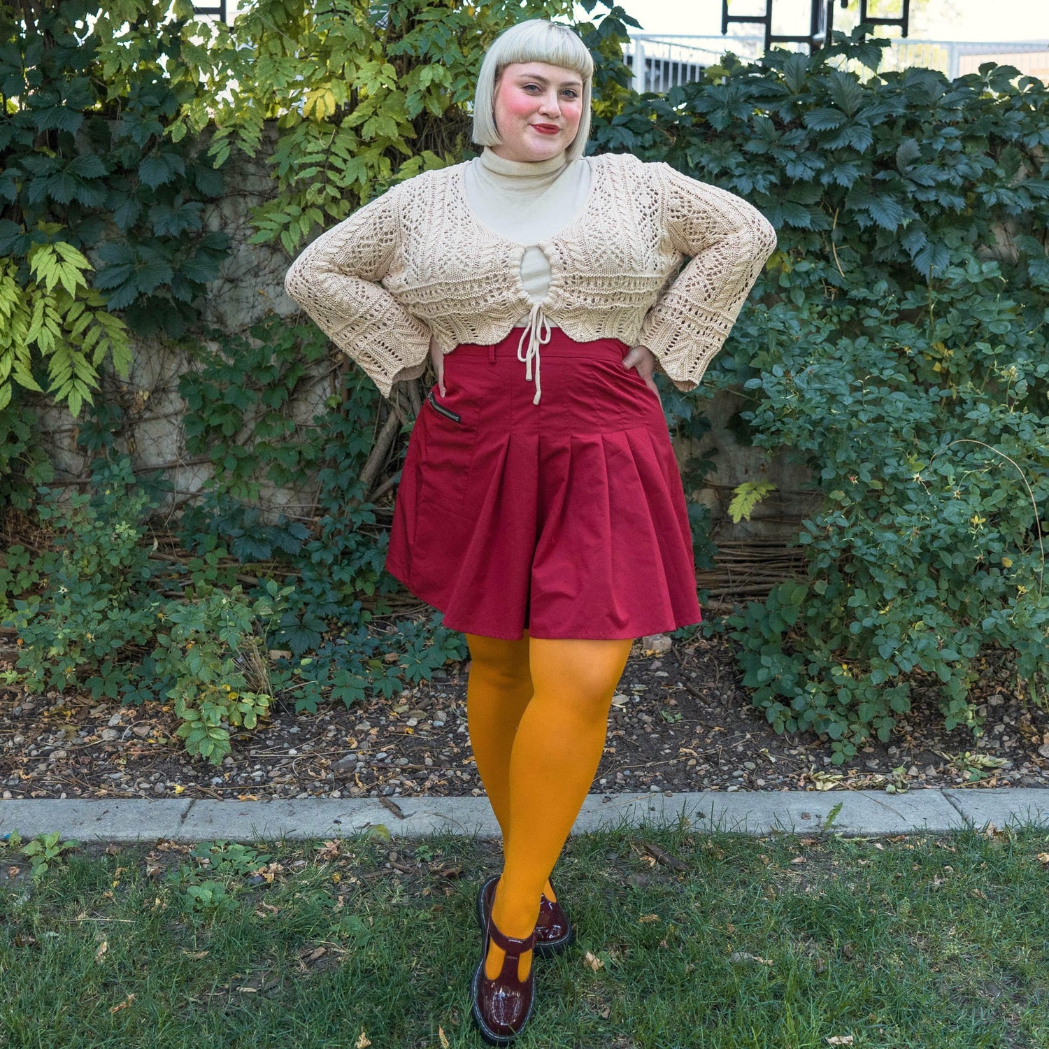 80 Denier Tights - Honey Bee - Snag