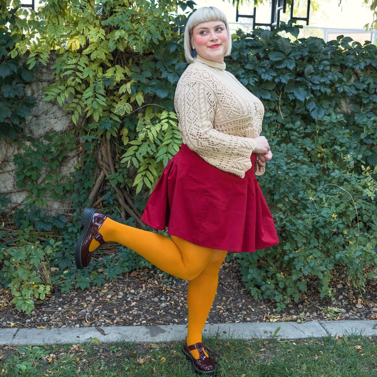 80 Denier Tights - Honey Bee - Snag