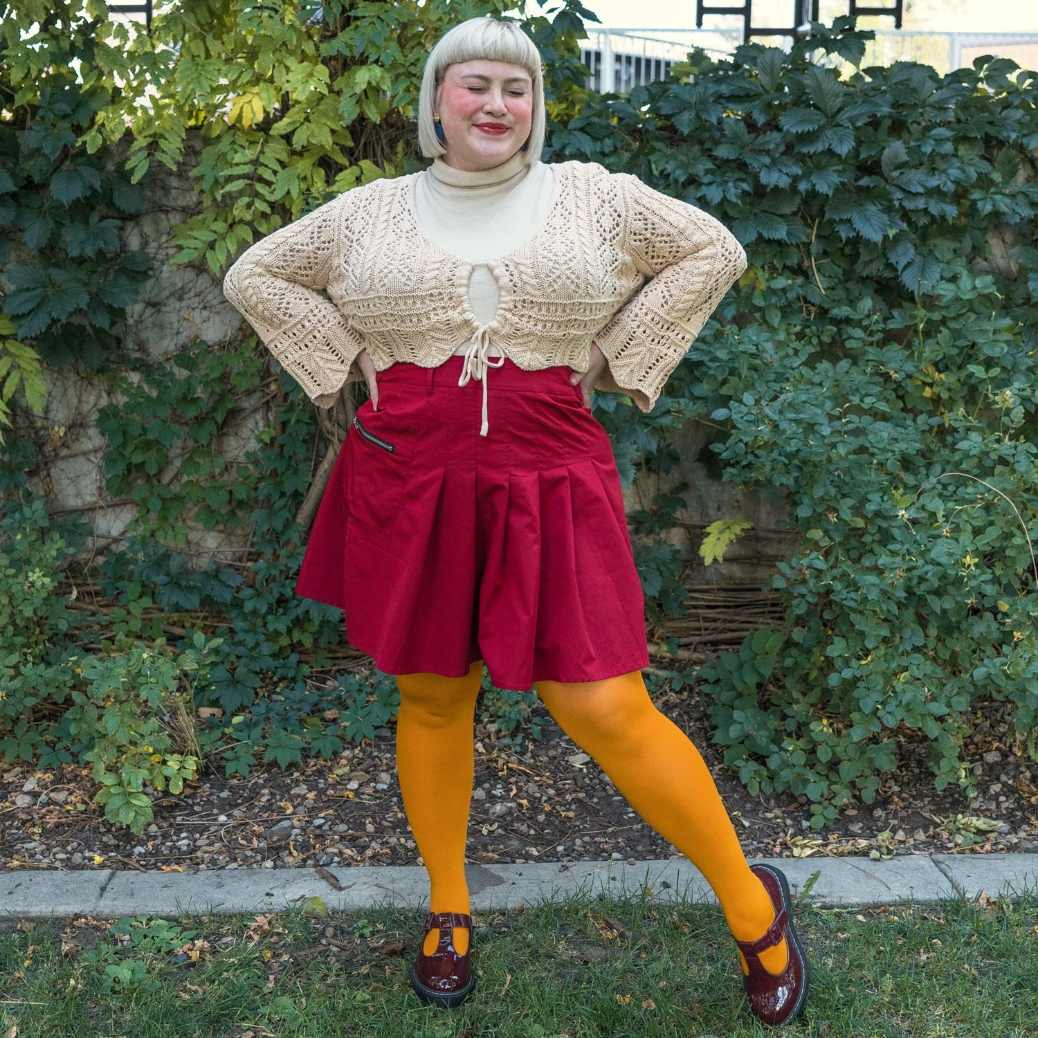 80 Denier Tights - Honey Bee - Snag