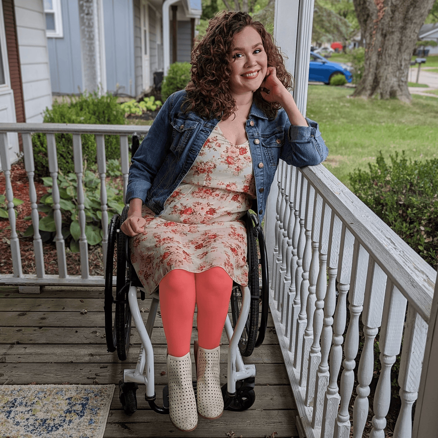 80 Denier Tights - Peach Party - Snag