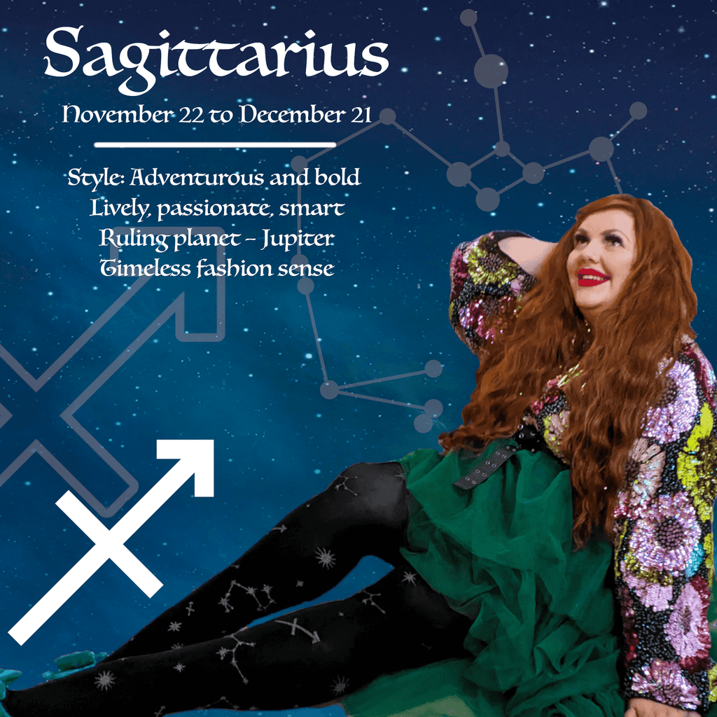 80 Denier Zodiac Tights - Sagittarius - Snag
