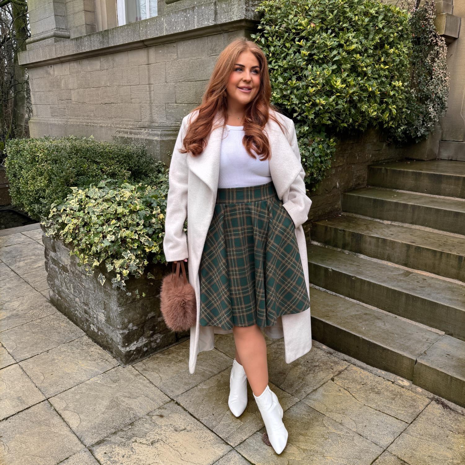 Glenfern Plaid Flare Skirt | Cottagecore & Dark Academia | Snag