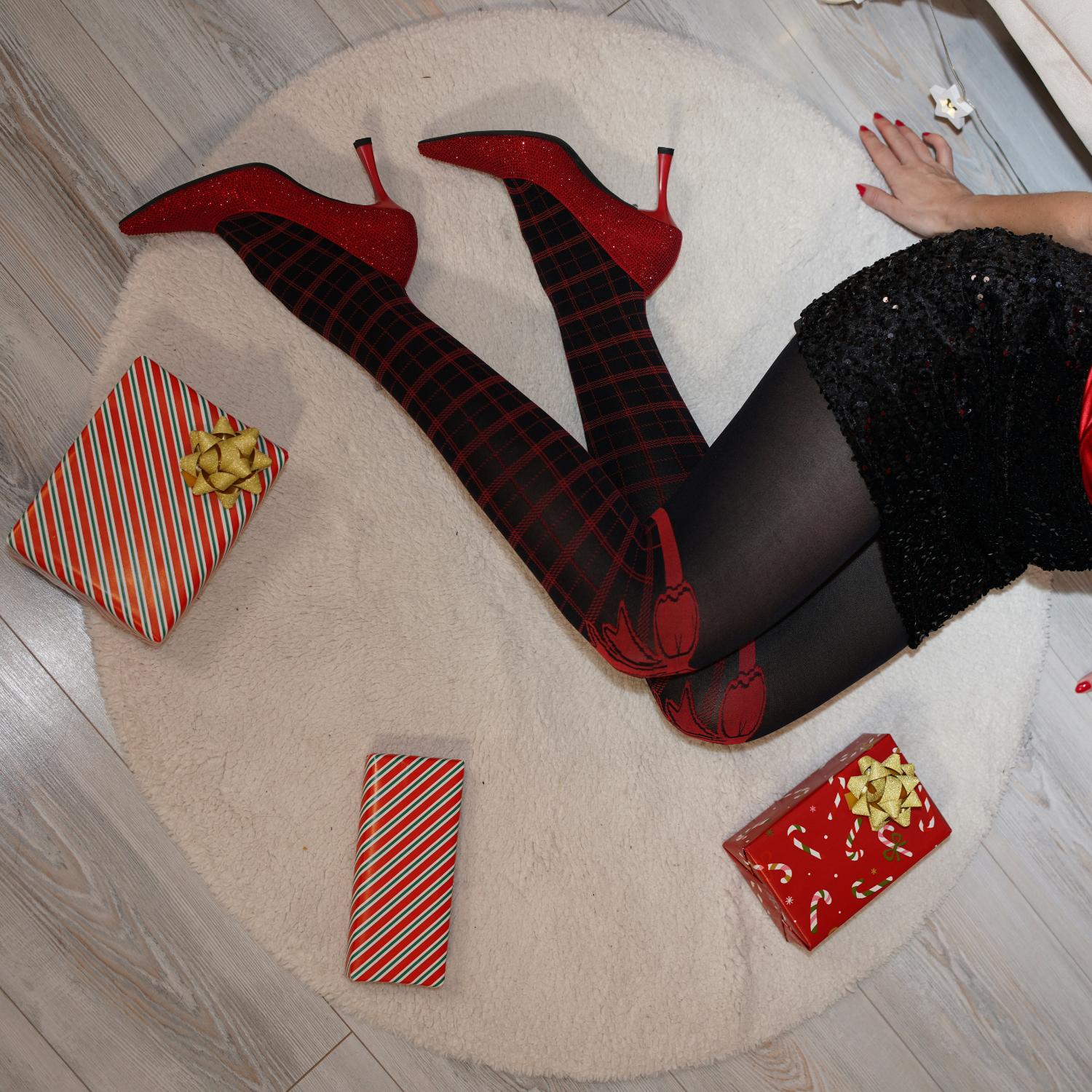 Christmas Tights - Gift Wrapped