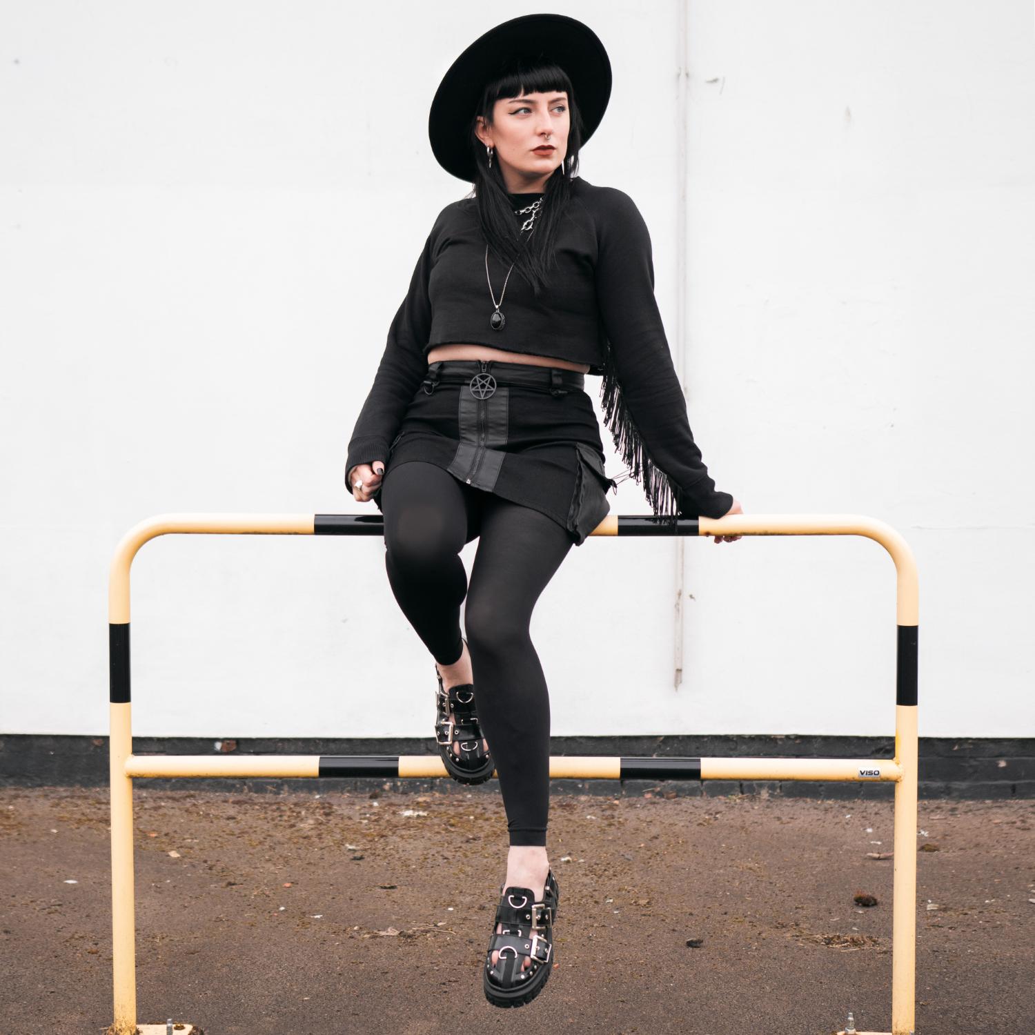 Stay Cool 80 Denier Footless Tights - Black
