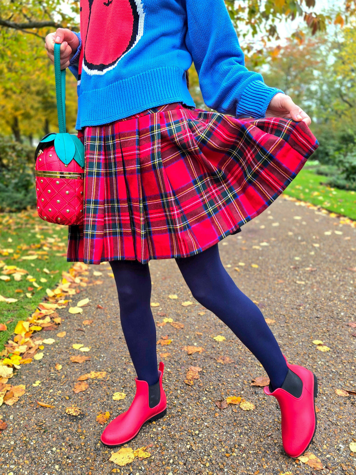 80 Denier Opaque Tights - Navy