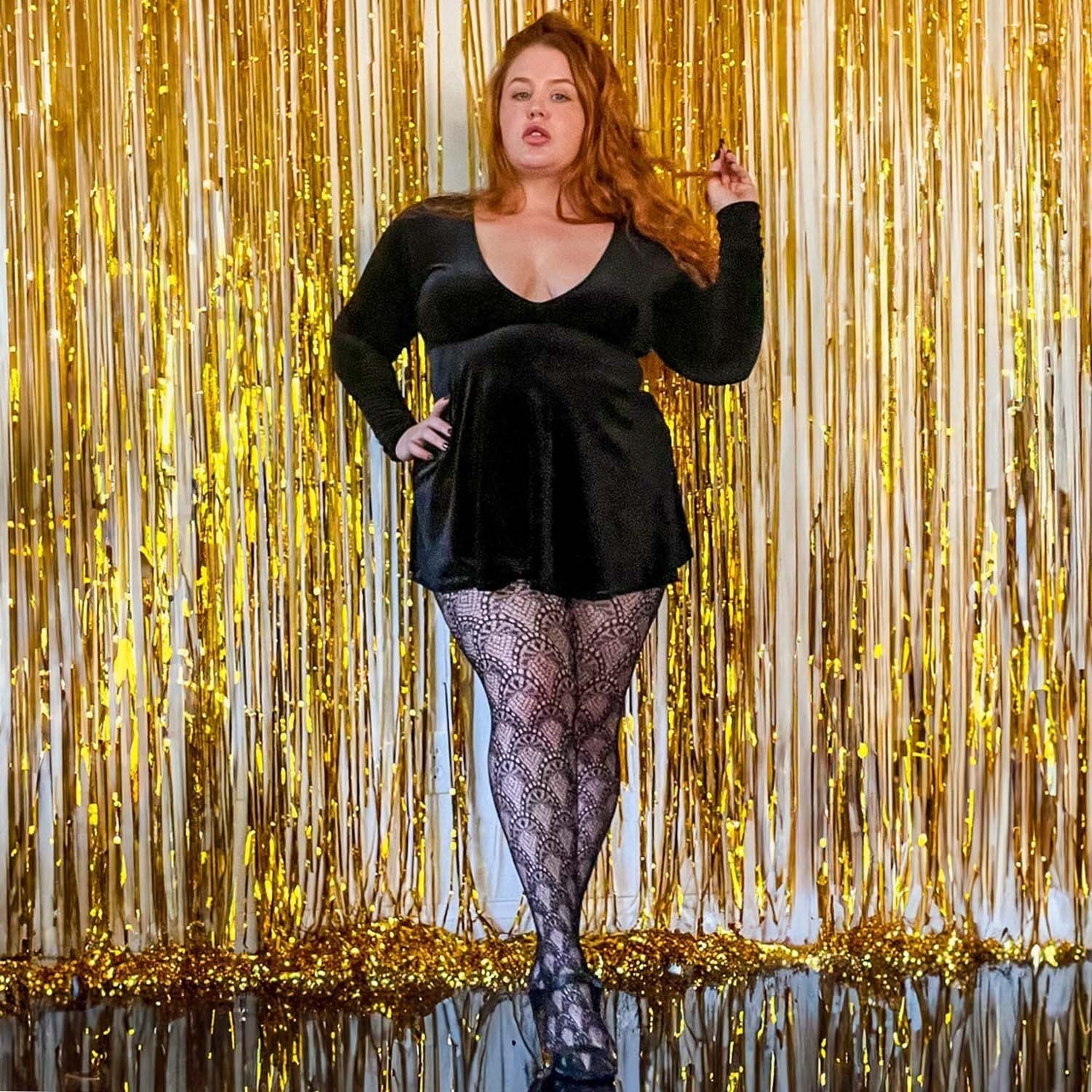 Fishnets - Drop The Ball - Black