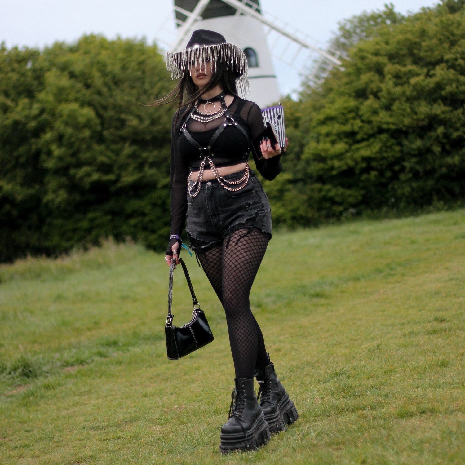 Mock Fishnets - Blackadder - Black