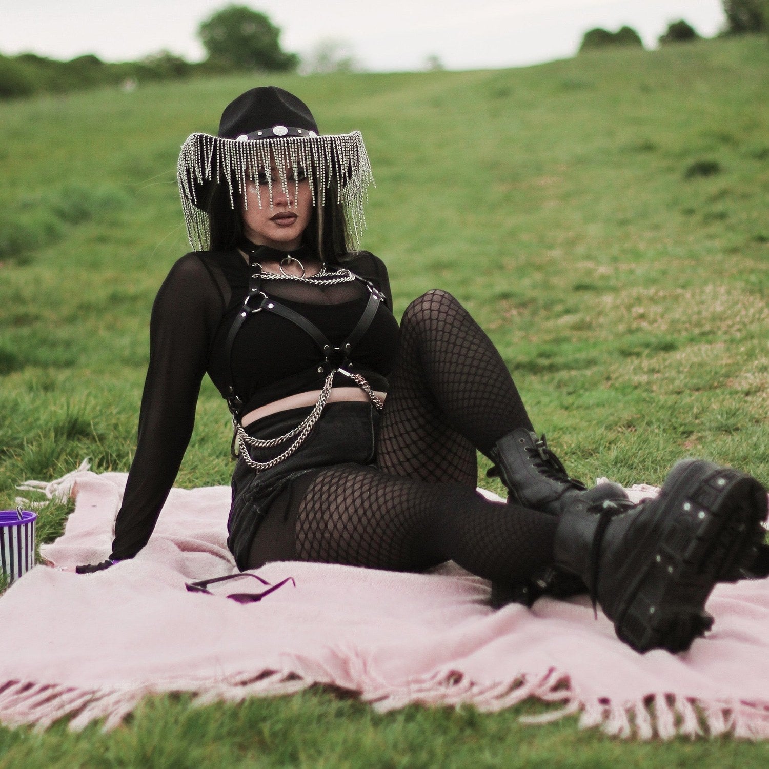 Mock Fishnets Blackadder