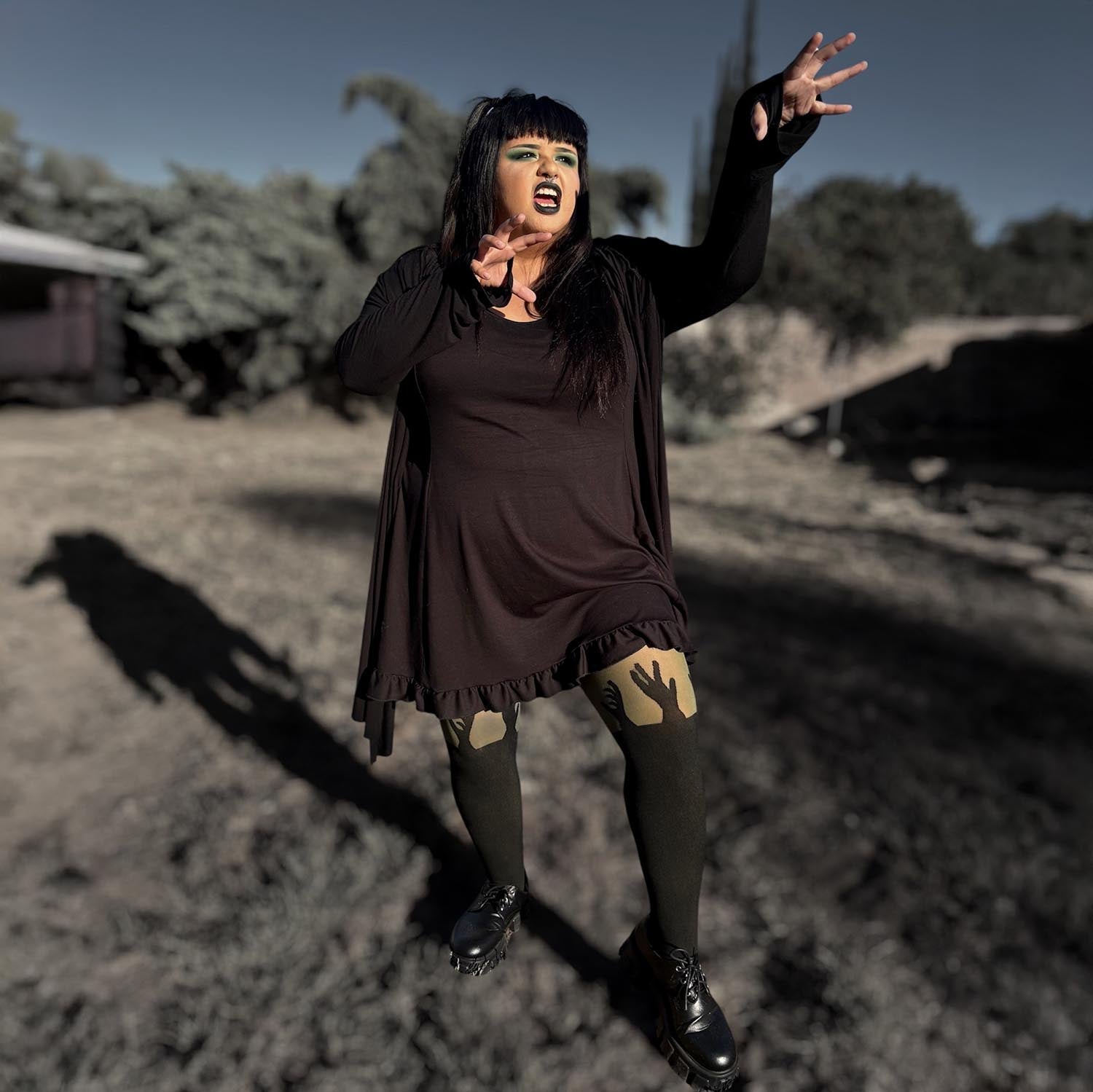 Necropolis Tights | Zombie Hands Halloween Tights | Snag