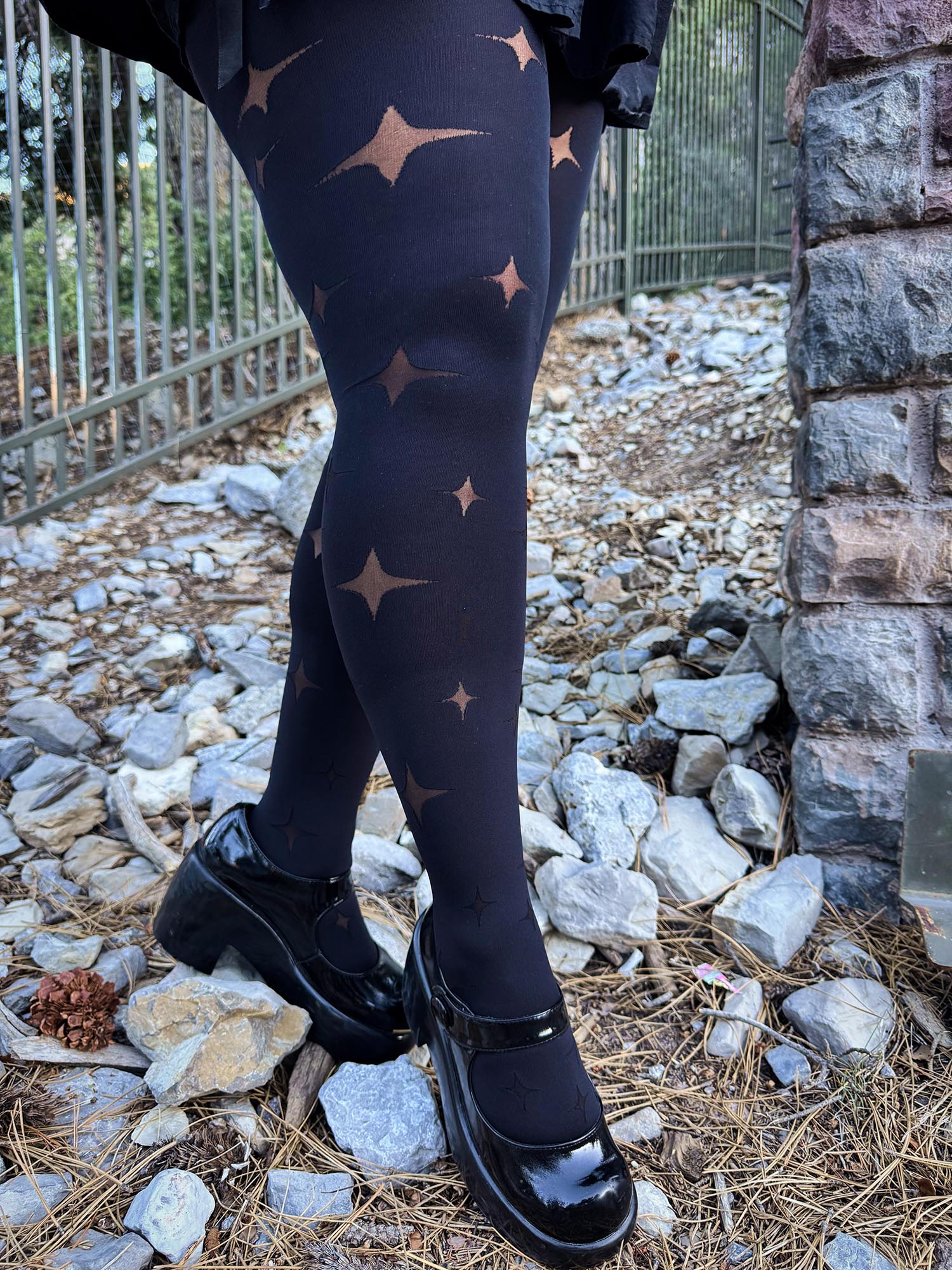 Nocturne Tights | Star Pattern Witchy Tights | Snag
