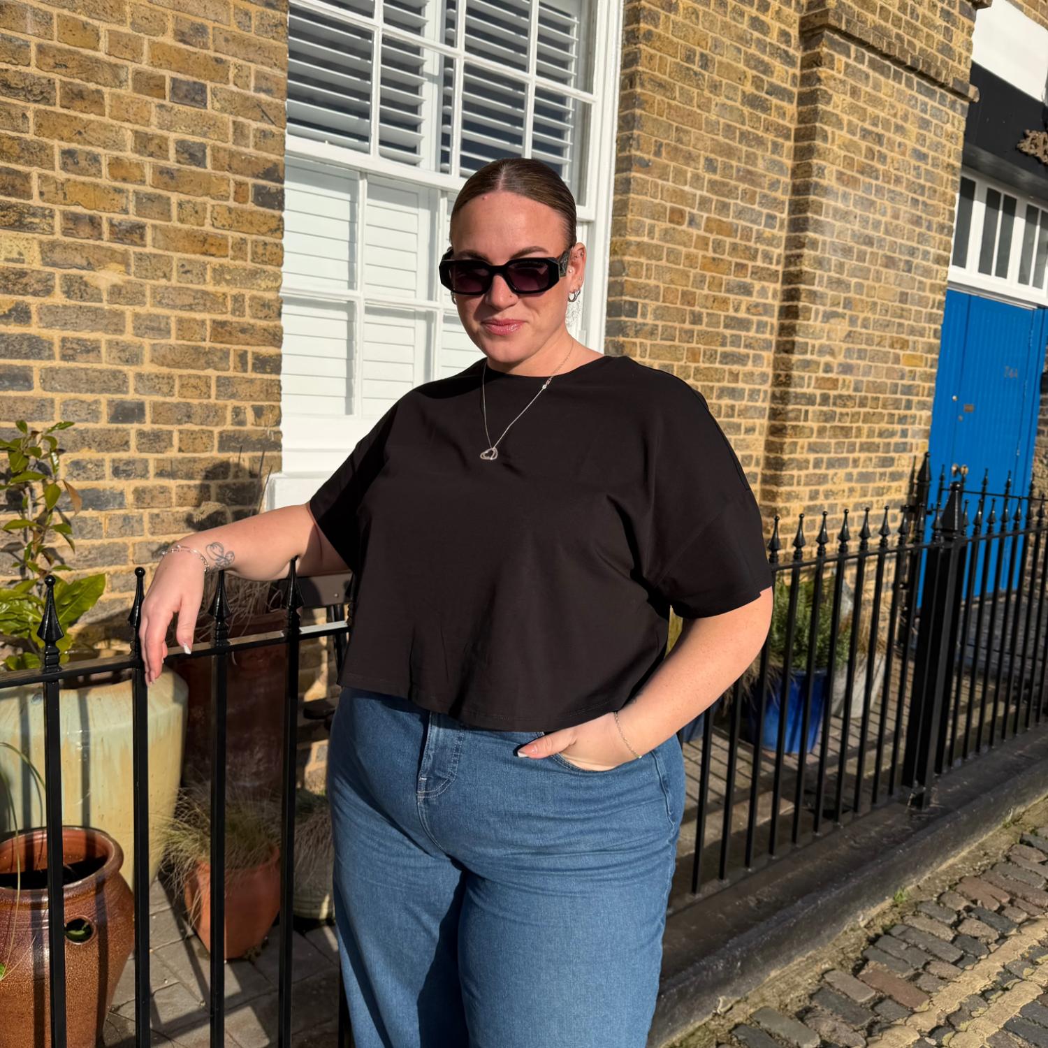 Organic Cotton PJs - Plain Black