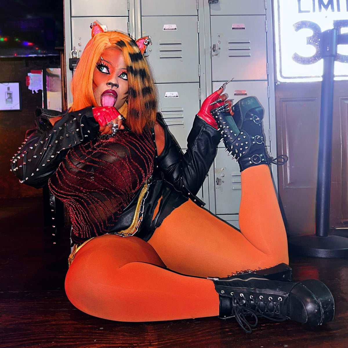 80 Denier Duo Tights - Pumpkin Pie