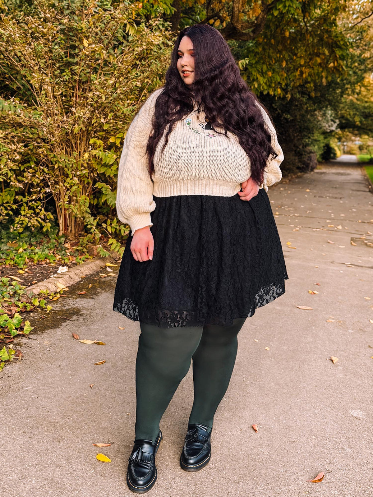 120 Denier Super-Opaque Tights - Crocodile