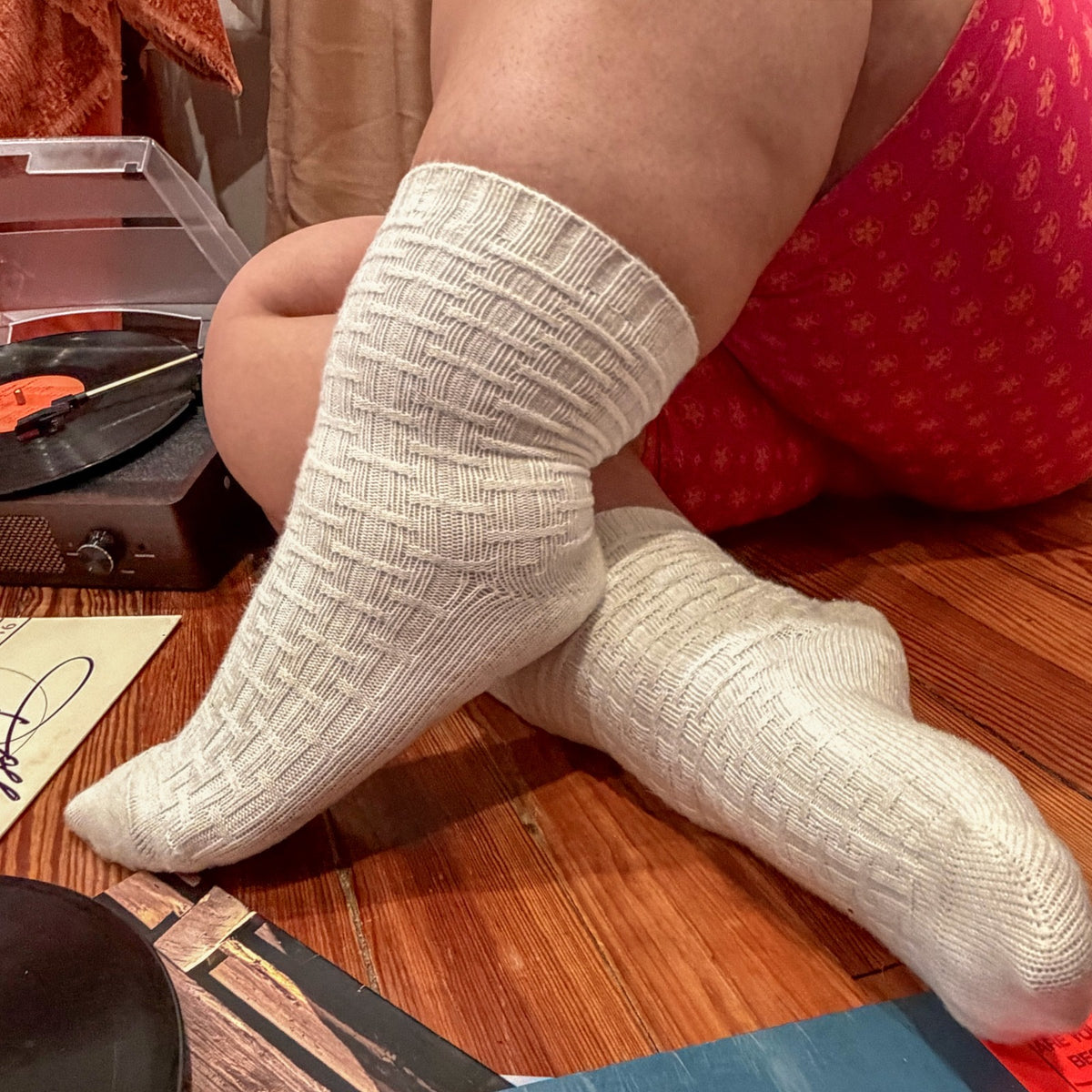 Everyday Crew Socks - 5 Pairs in White