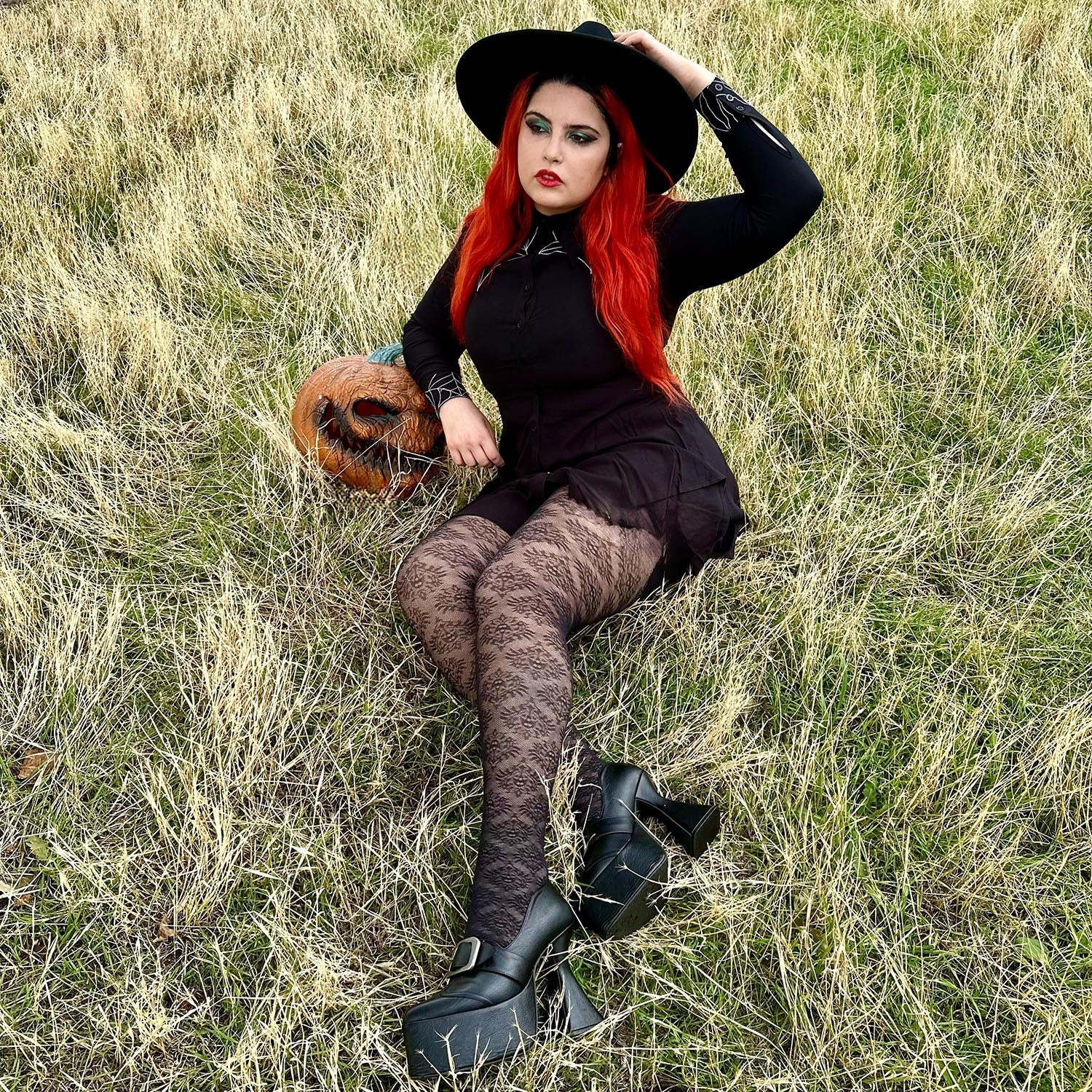 Phantom Veil Tights | Cute Ghost Halloween Tights | Snag
