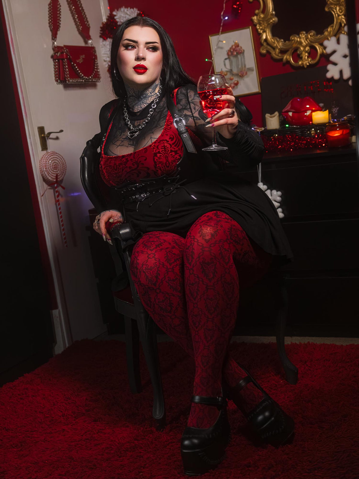 Krampusnacht Tights - Shepherd's Delight