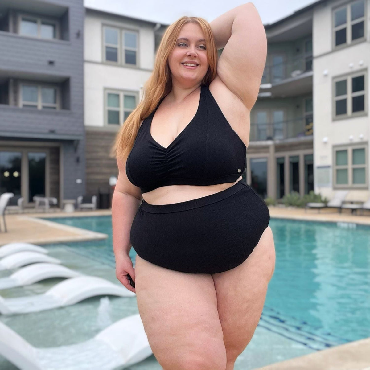 Hasta La Vista Rib Bikini Bottoms - Black - Tights & Clothes In Sizes 4 ...