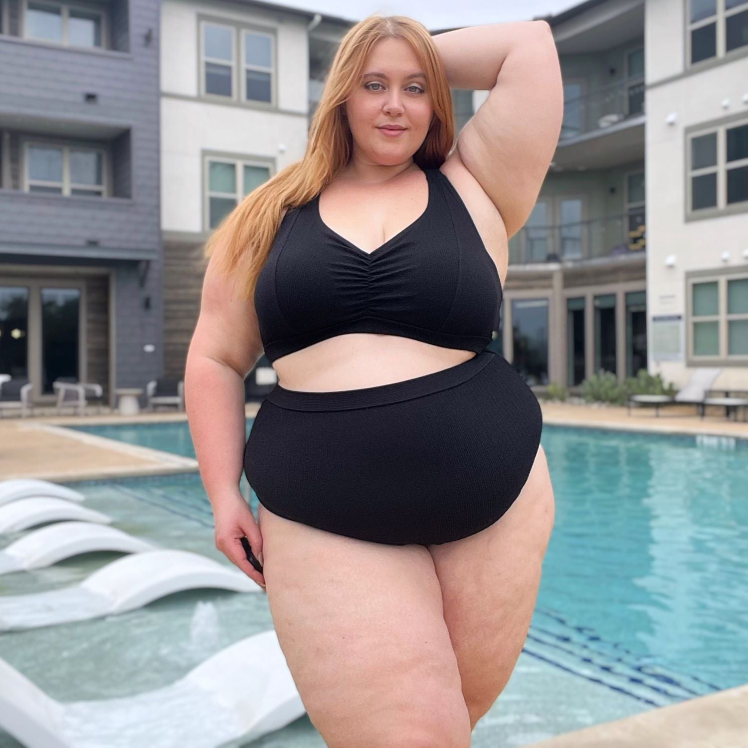 Hasta La Vista Rib Bikini Bottoms - Black - Tights & Clothes In Sizes 4 ...