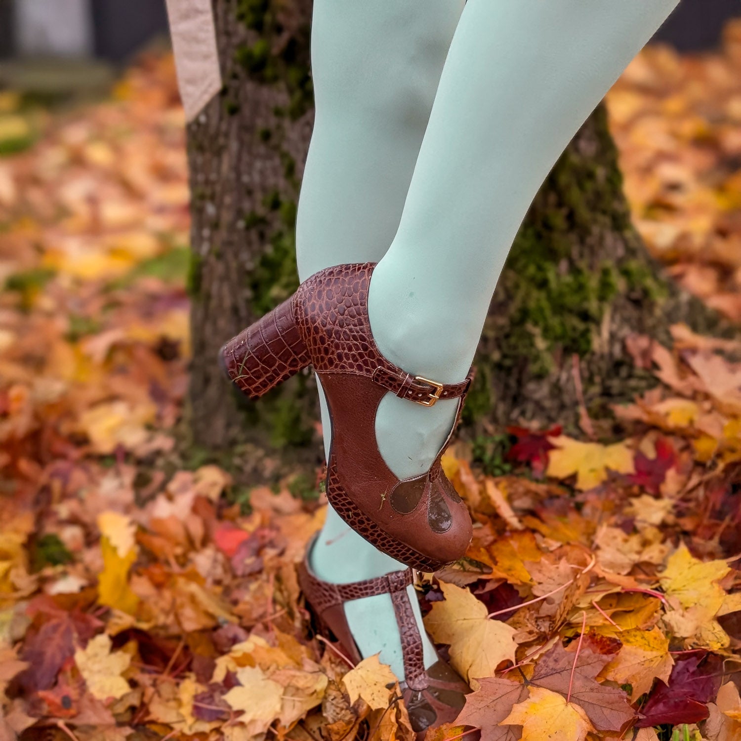 120 Denier Tights - Chalcedony
