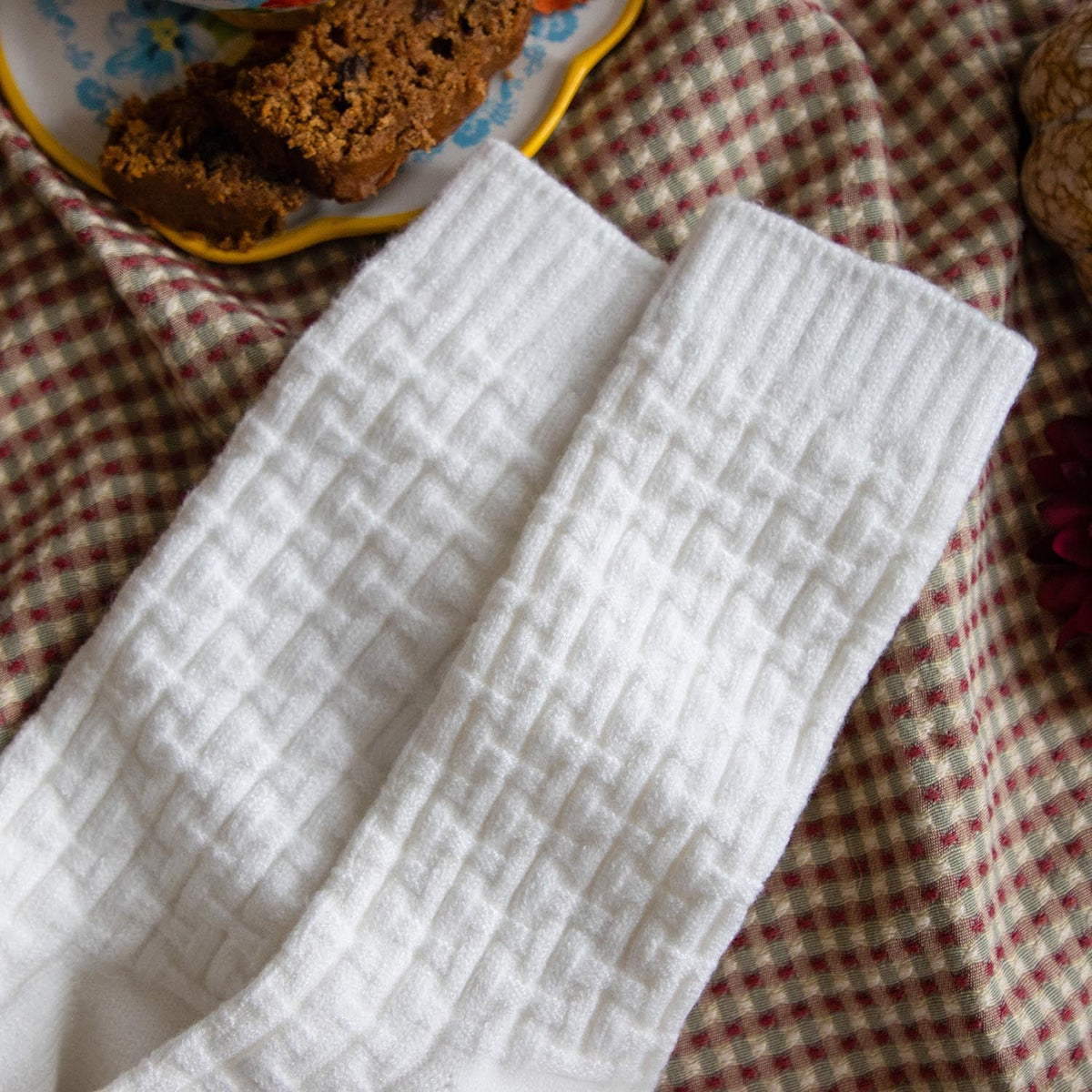 Everyday Crew Socks - 5 Pairs in White