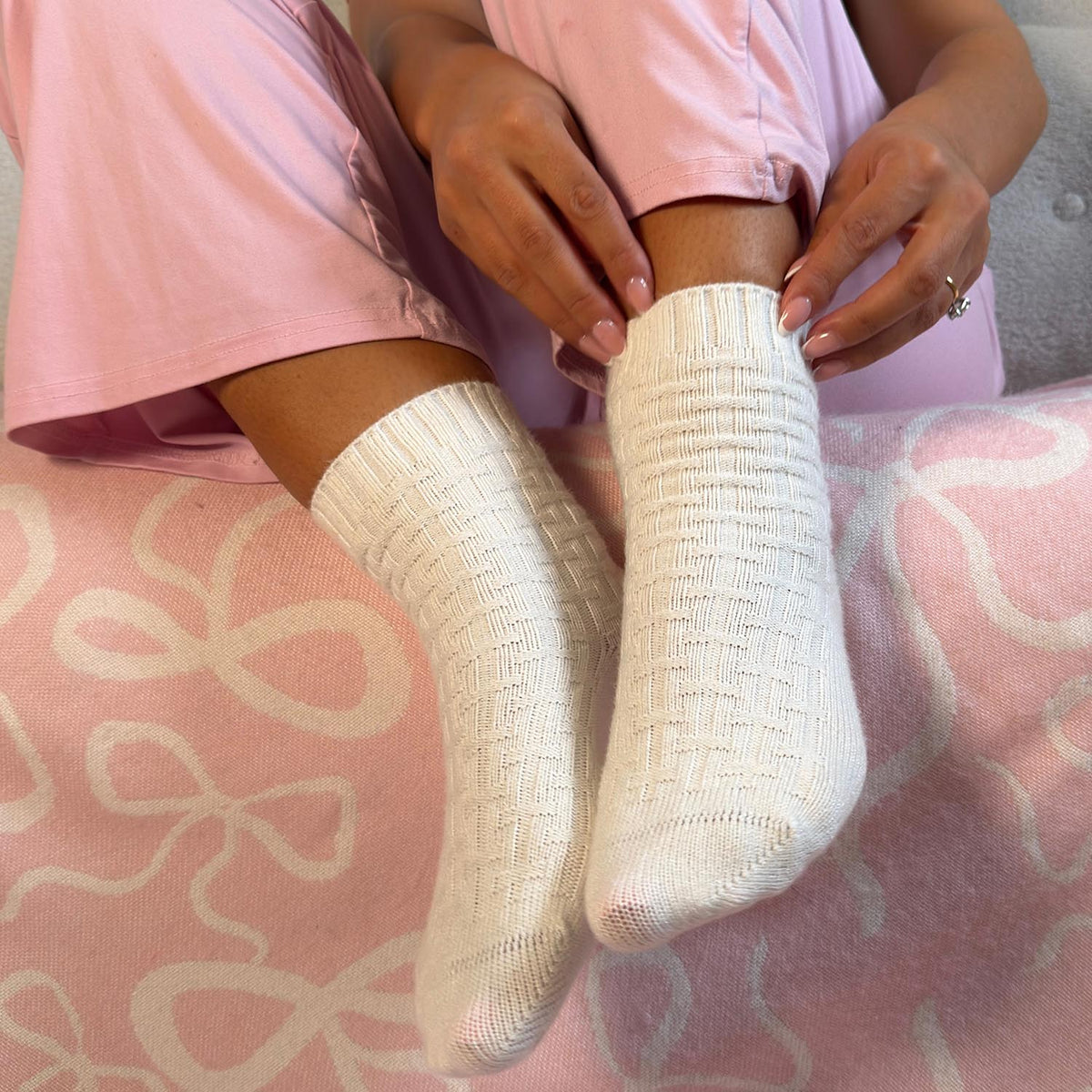 Everyday Crew Socks - 5 Pairs in White