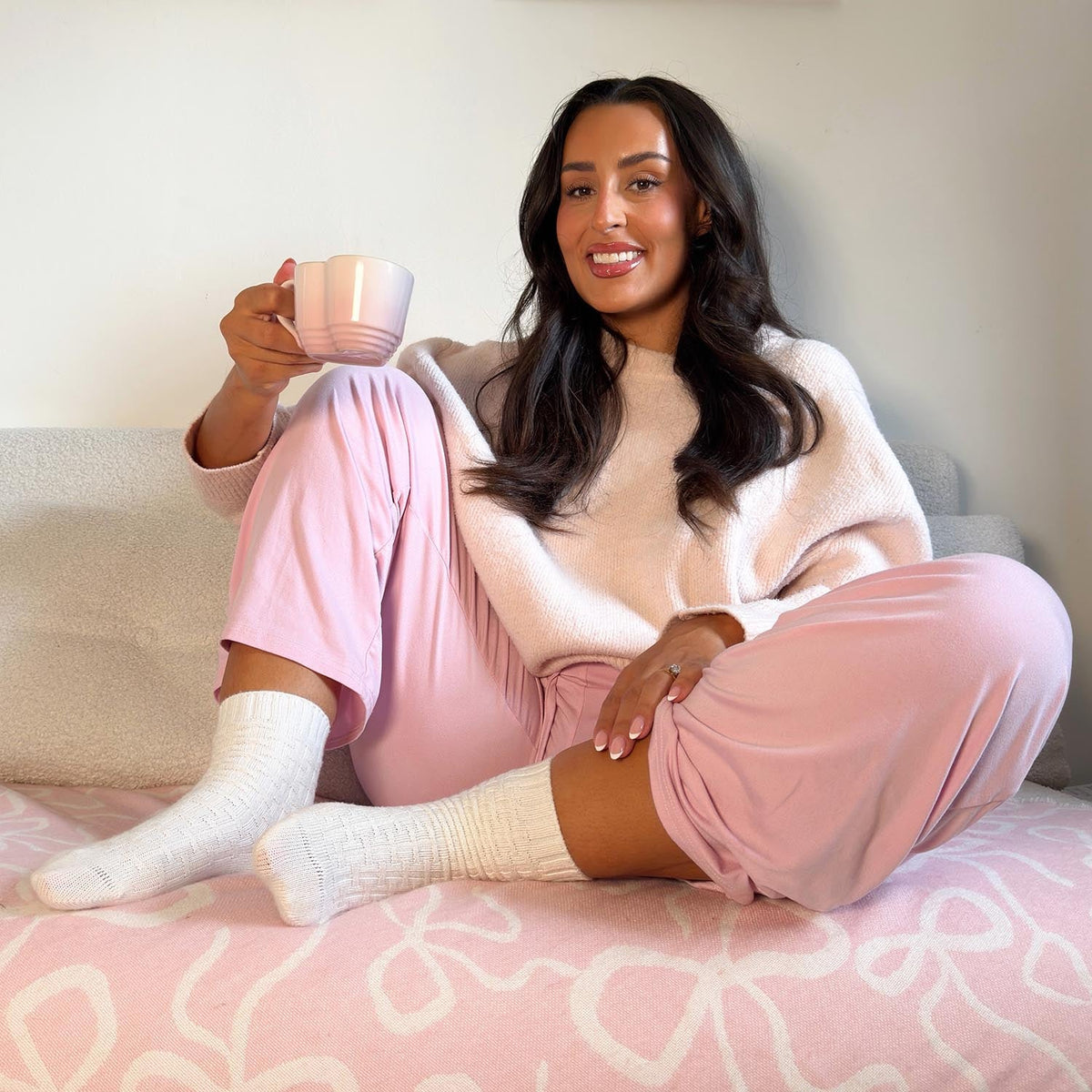 Everyday Crew Socks - 5 Pairs in White