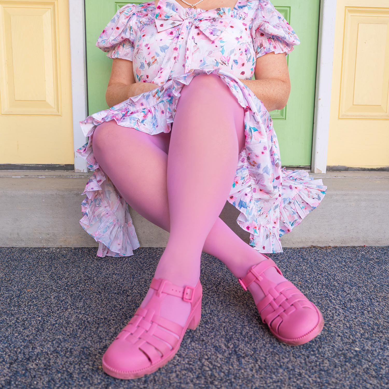 30 Denier Sheer Tights - Dragon Fruit