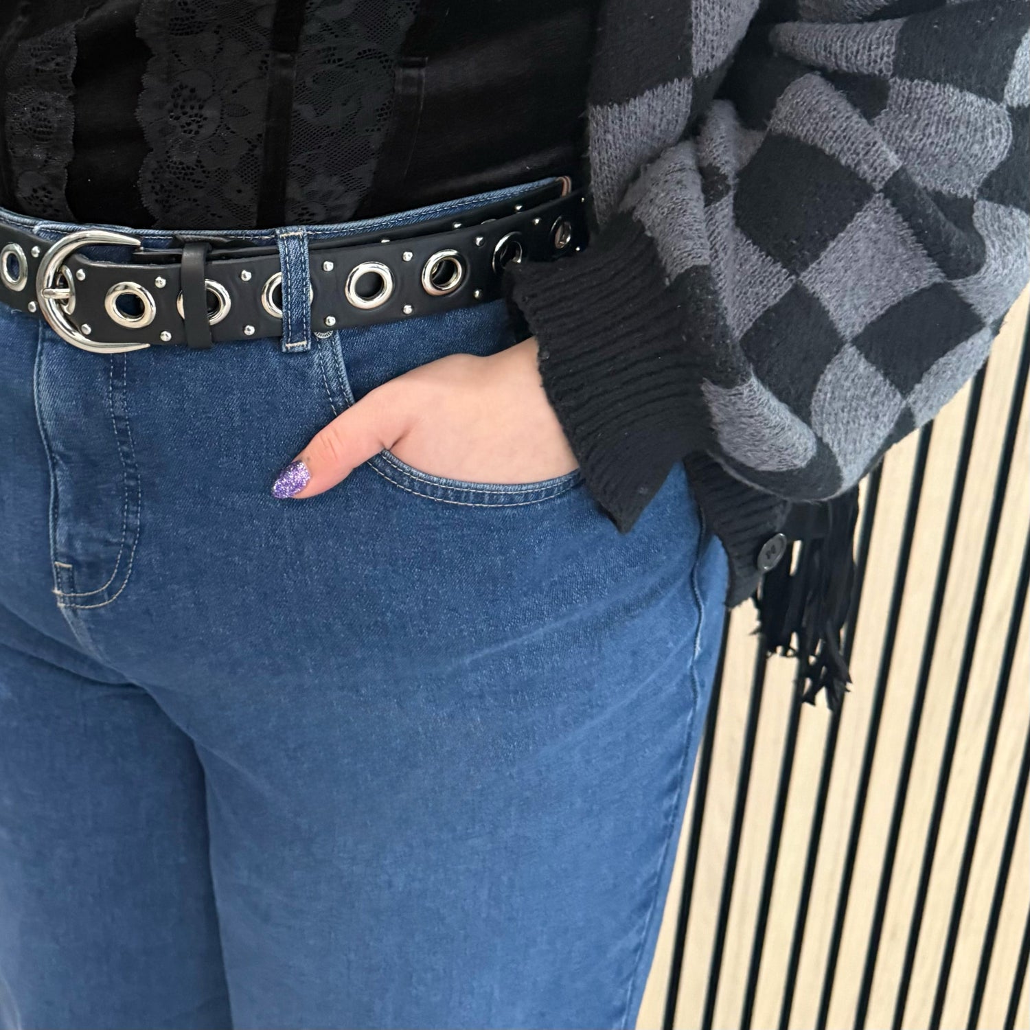 Organic Wide Leg Jeans - Atlantic