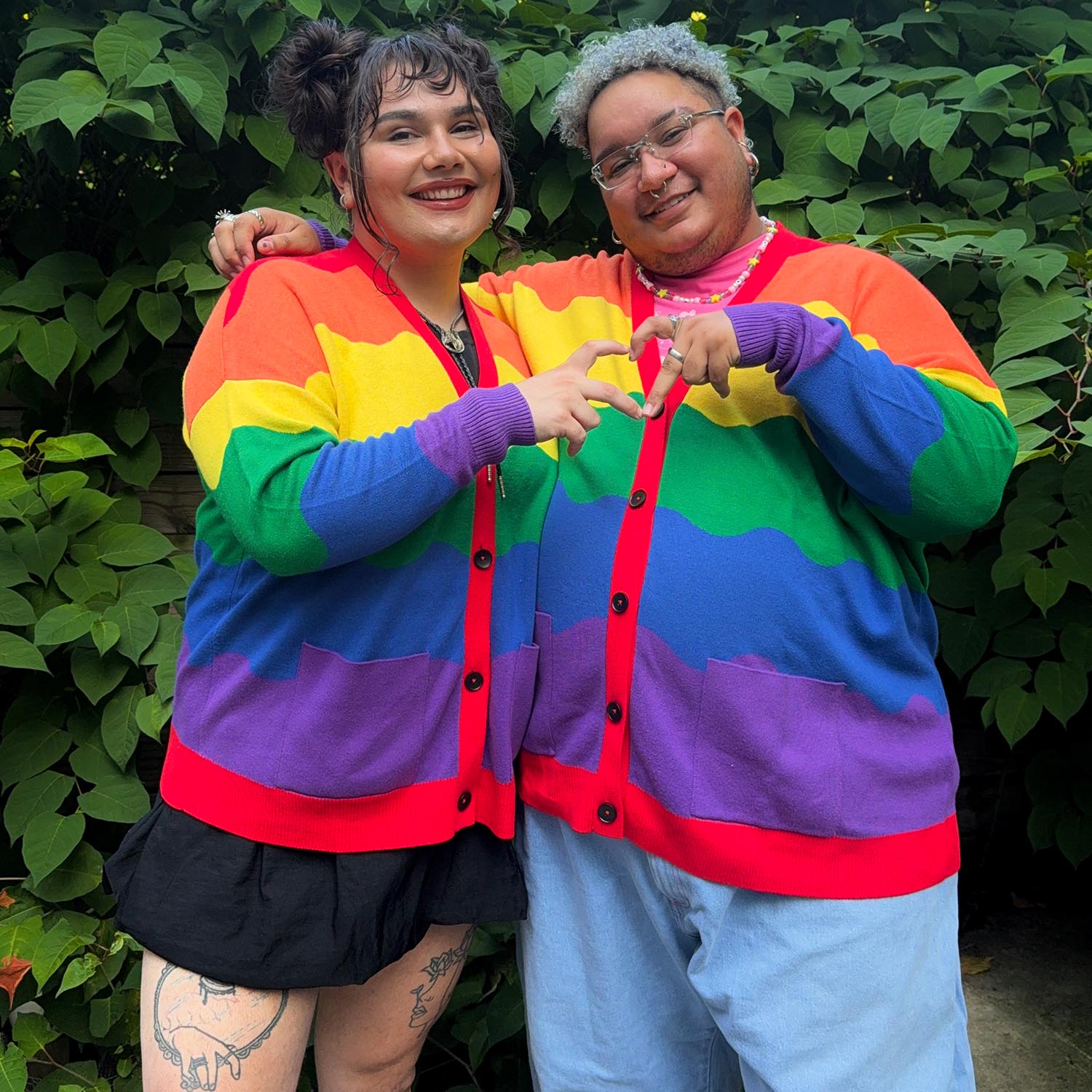 Rainbeaux Colourful Rainbow Cardigan | Sizes 4-38 | Snag