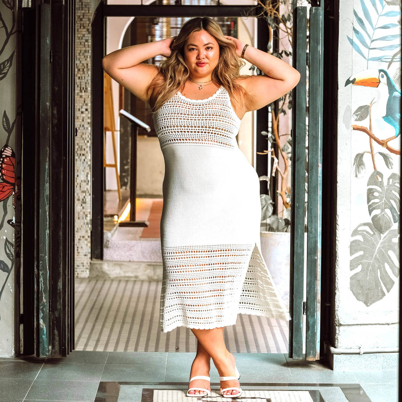 Porto Fino Midi Dress - Tobacco